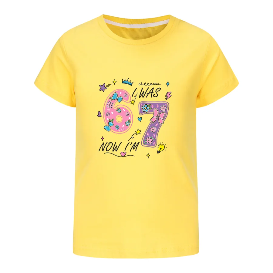 Graphic Tee & Jogger Set, Style 02 · Yellow