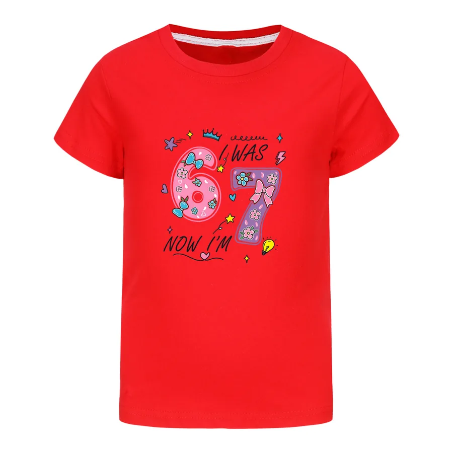 Graphic Tee & Jogger Set, Style 03 · Red