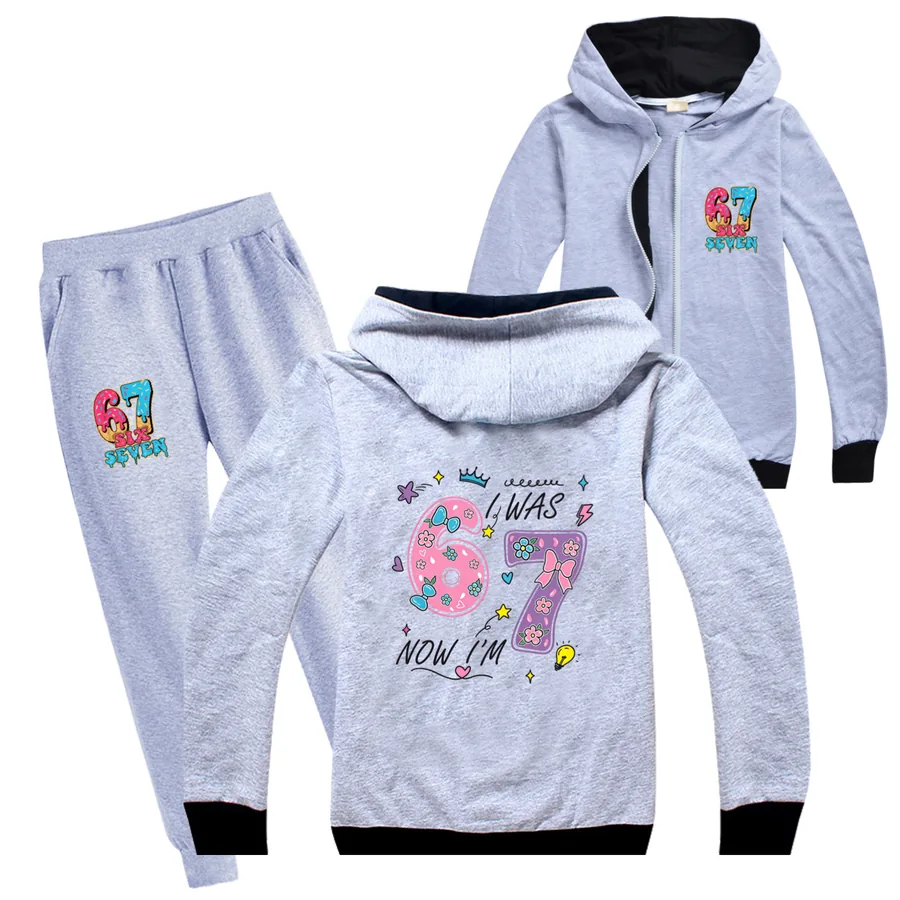 Zip-Up Track Set, Style 08 · Set · Grey