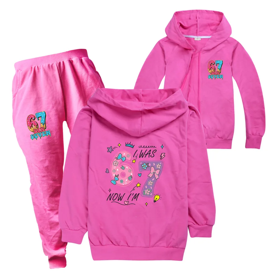 Zip-Up Track Set, Style 09 · Set · Rose