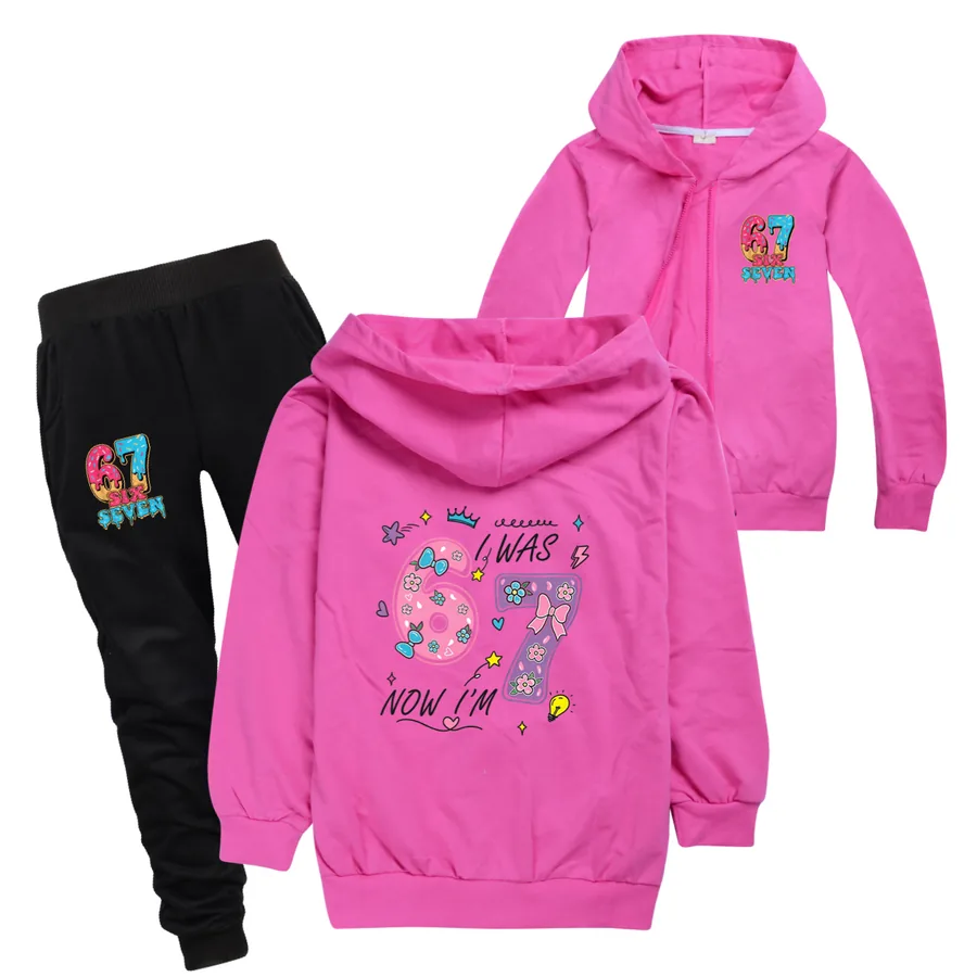 Zip-Up Track Set, Style 12 · Set · Rose