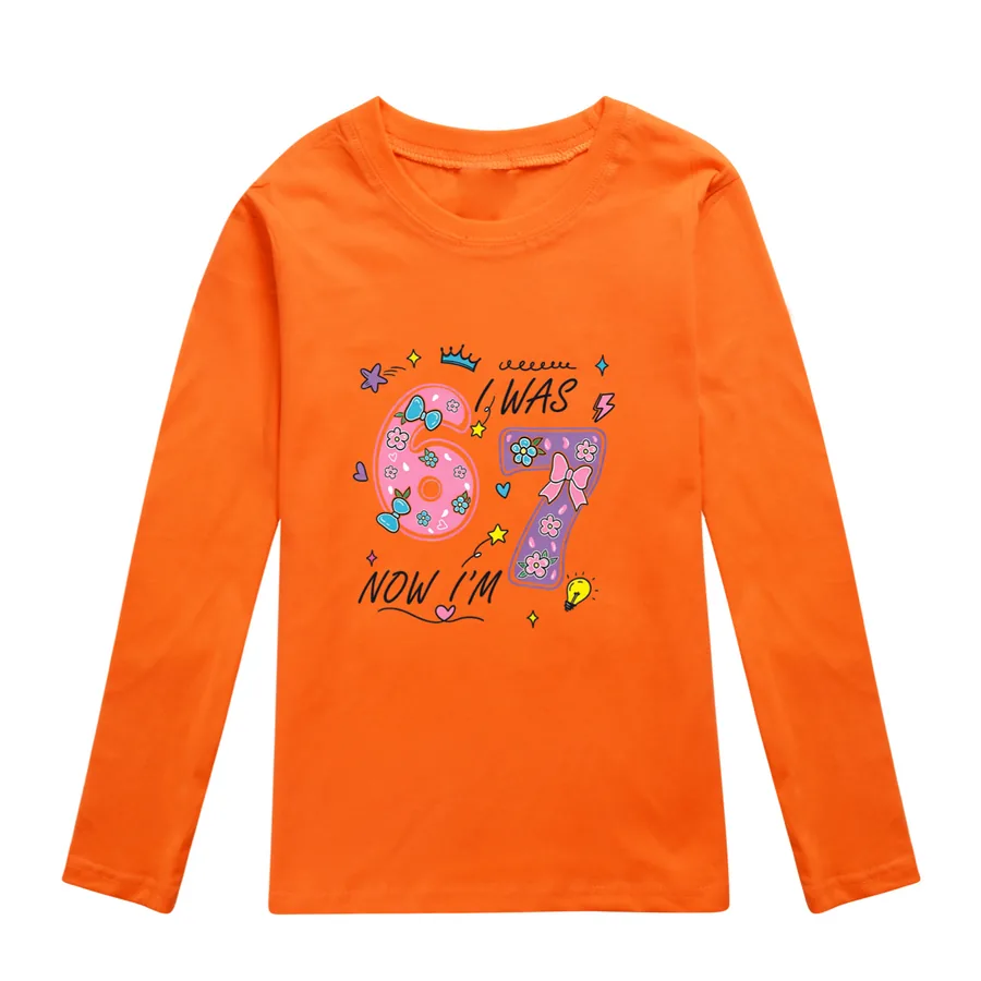 Long-Sleeve Play Set, Style 09 · Orange