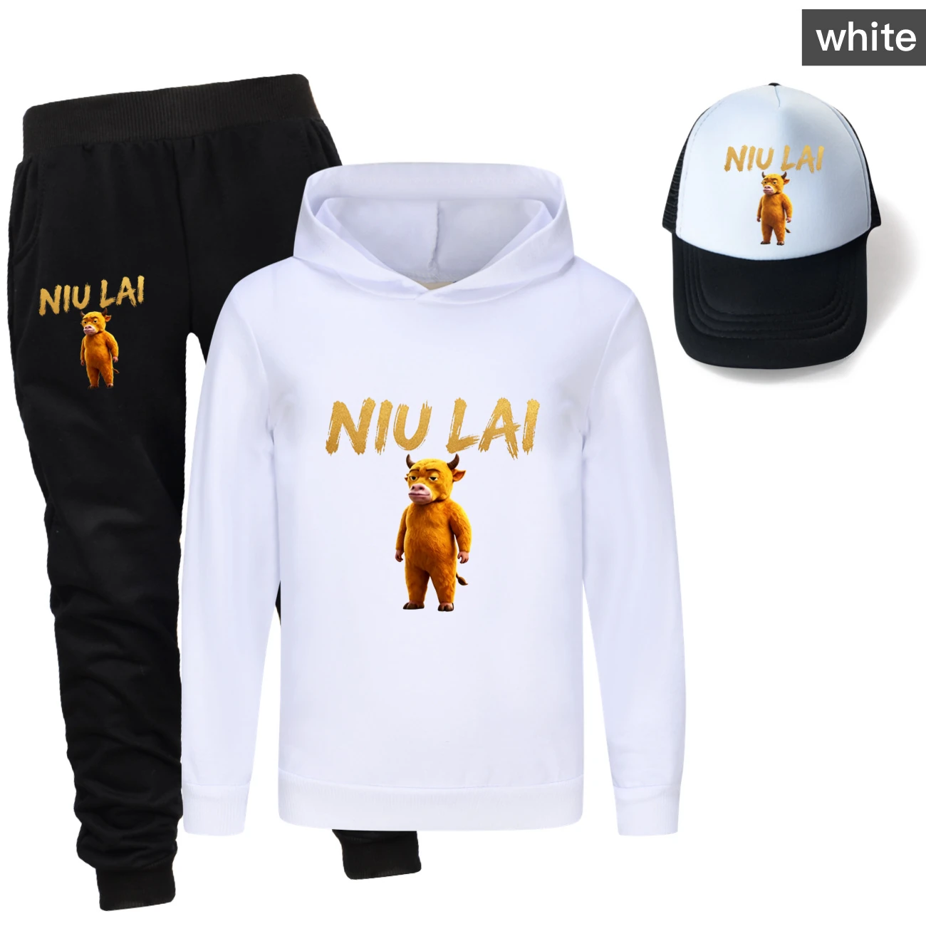 Three-Piece Hoodie, Jogger & Hat Set — 5813 Edition product view