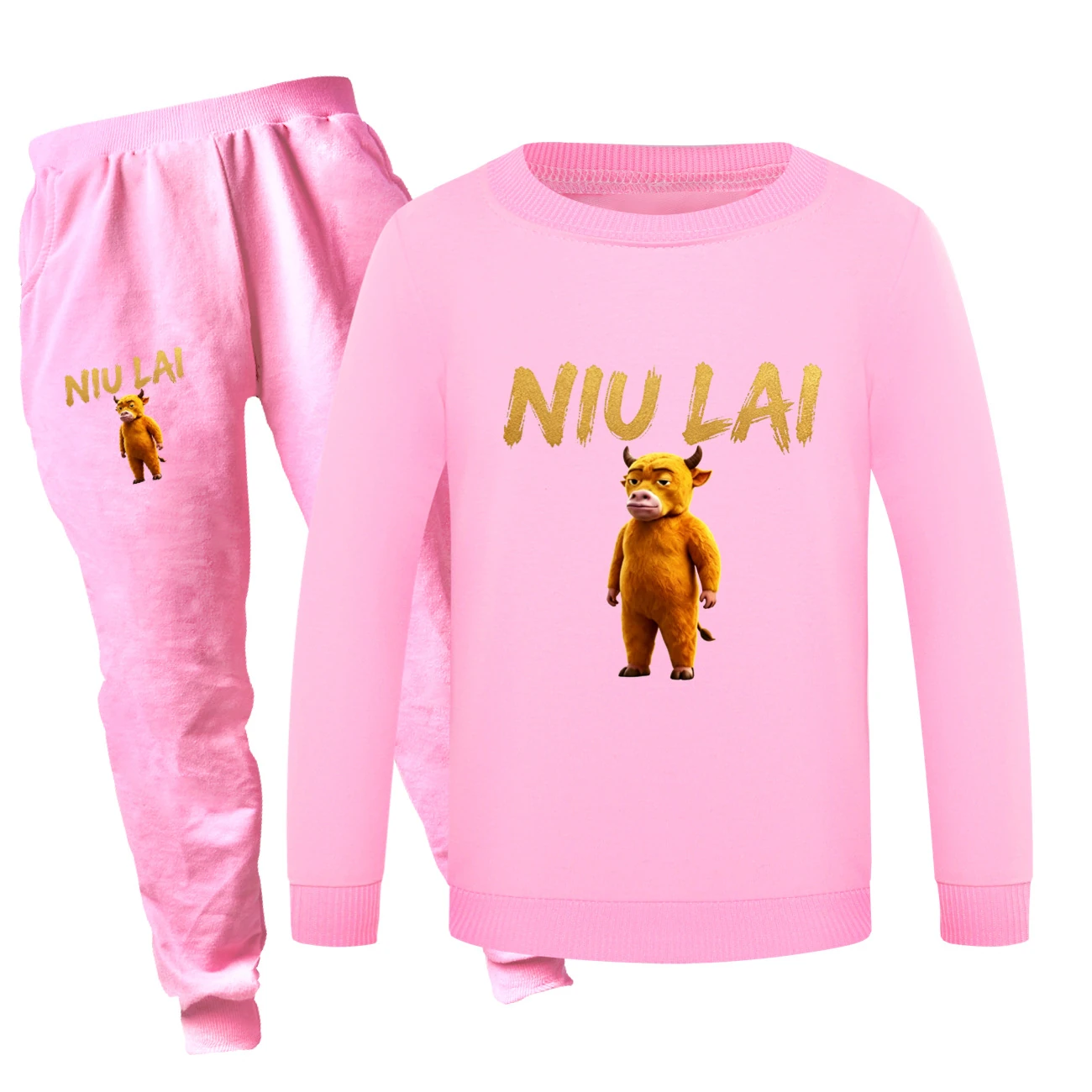 Crewneck Sweatshirt Set — 5813 Edition, Style 05 · Set · Pink