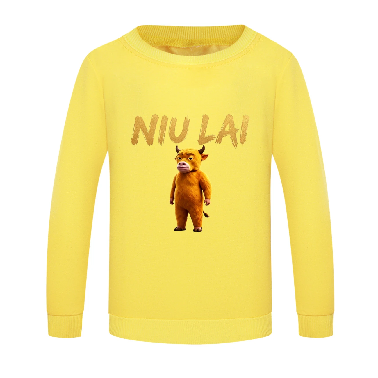 Crewneck Sweatshirt Set — 5813 Edition, Style 06 · Crewneck · Yellow