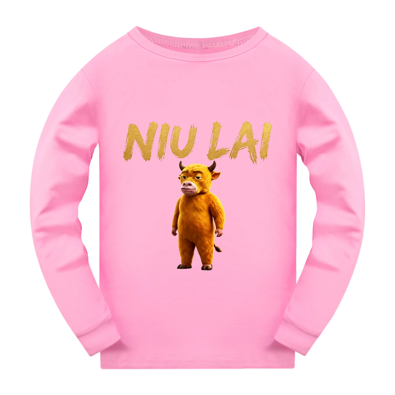 Everyday Long & Short Sleeve Tee — 5813 Edition, Style 07 · Long Sleeve · Pink