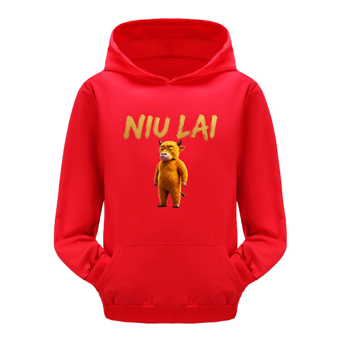 Pouch-Pocket Hoodie Set — 5813 Edition, Style 04 · Red