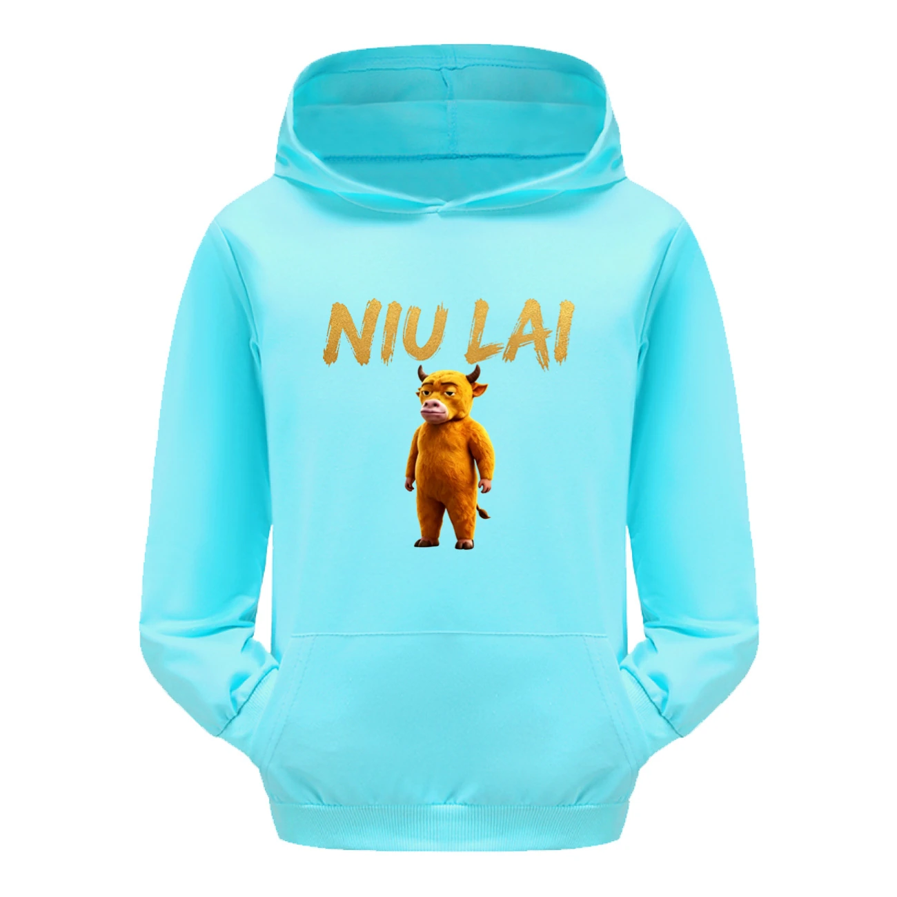 Pouch-Pocket Hoodie Set — 5813 Edition, Style 09 · Light Blue