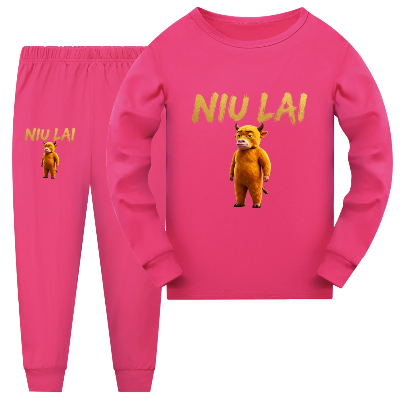 Family Lounge Set — 5813 Edition, Style 11 · Long Sleeve · Rose