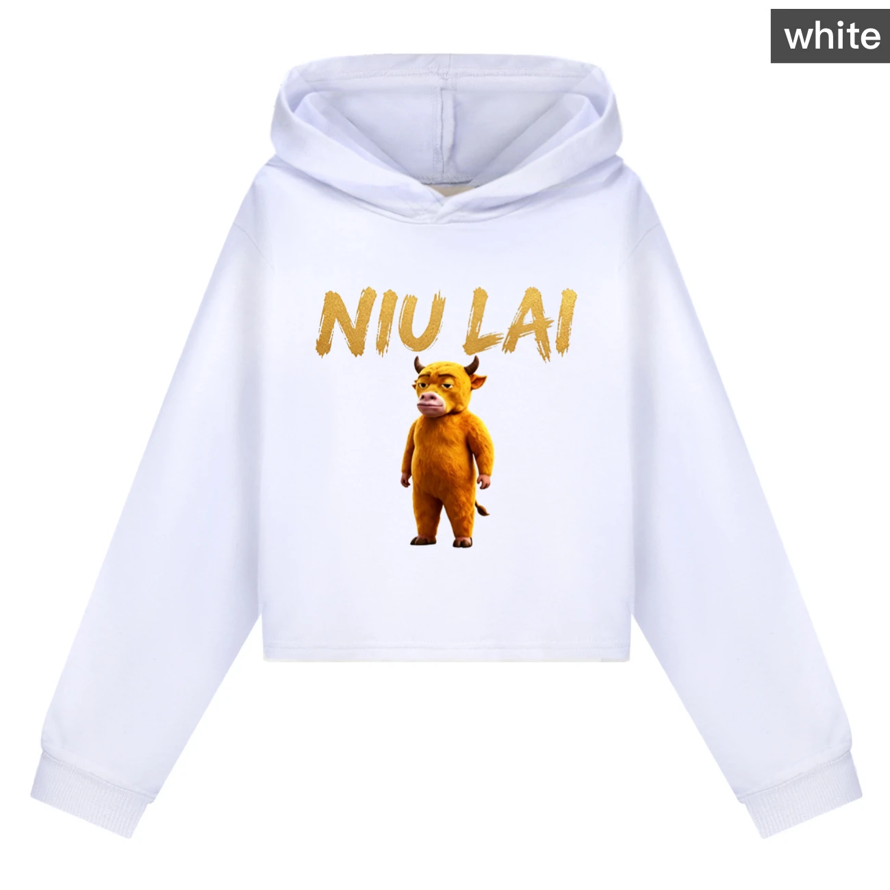 Cropped Hoodie Set — 5813 Edition, Style 02 · White
