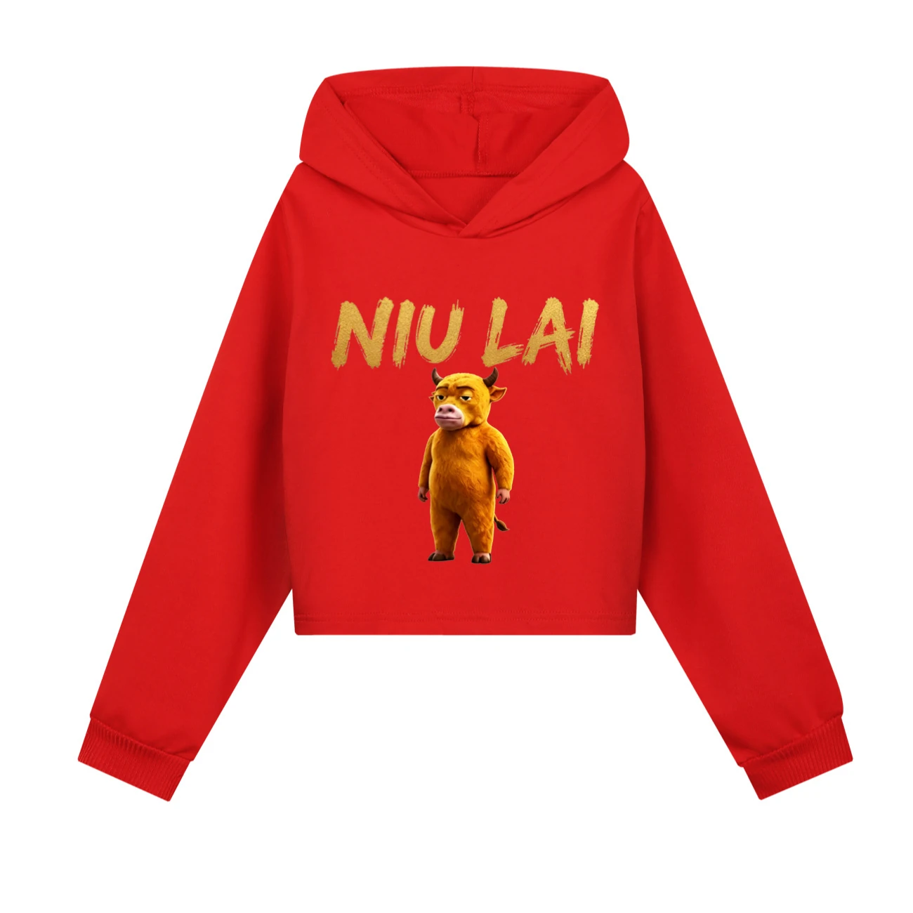 Cropped Hoodie Set — 5813 Edition, Style 05 · Red