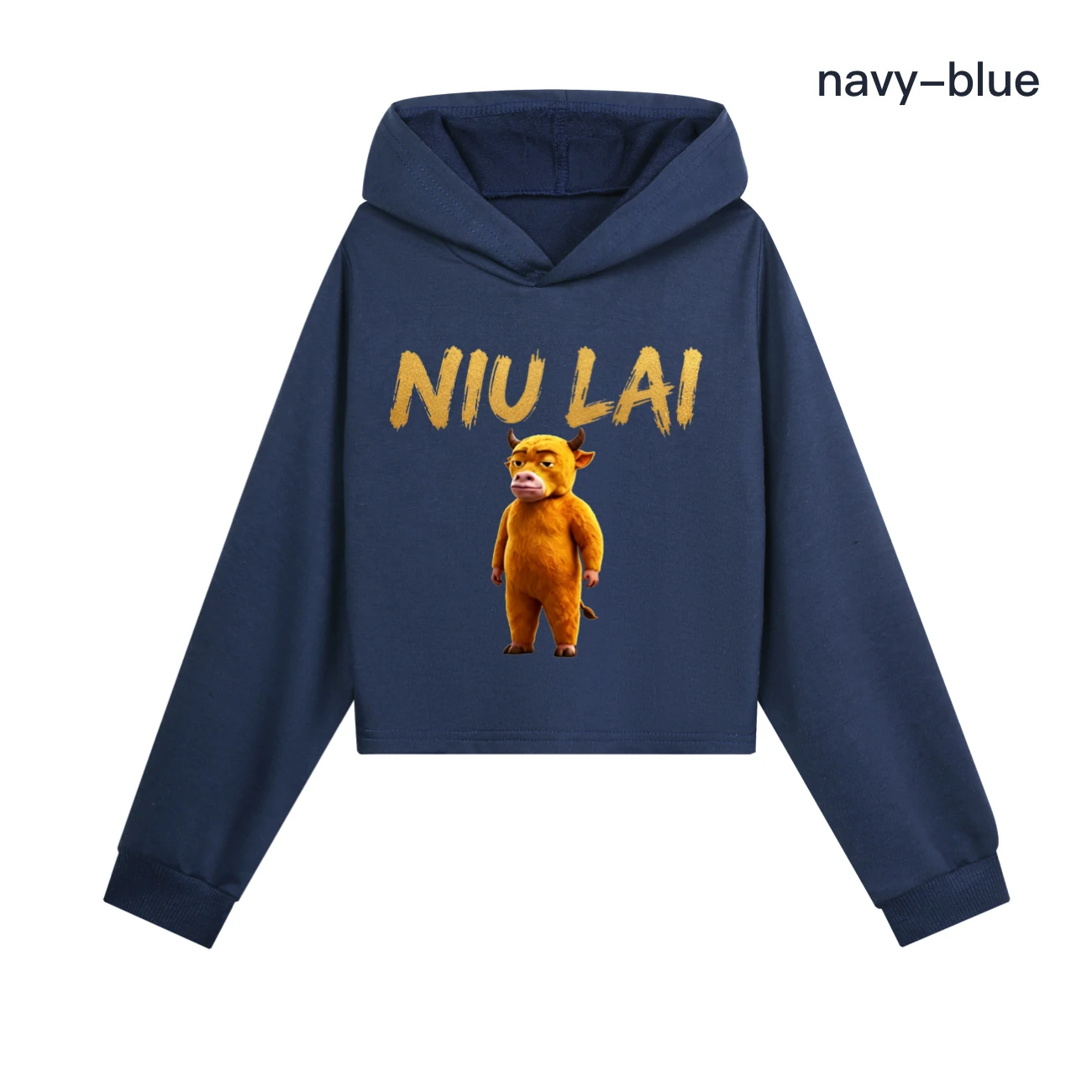 Cropped Hoodie Set — 5813 Edition, Style 08 · Navy