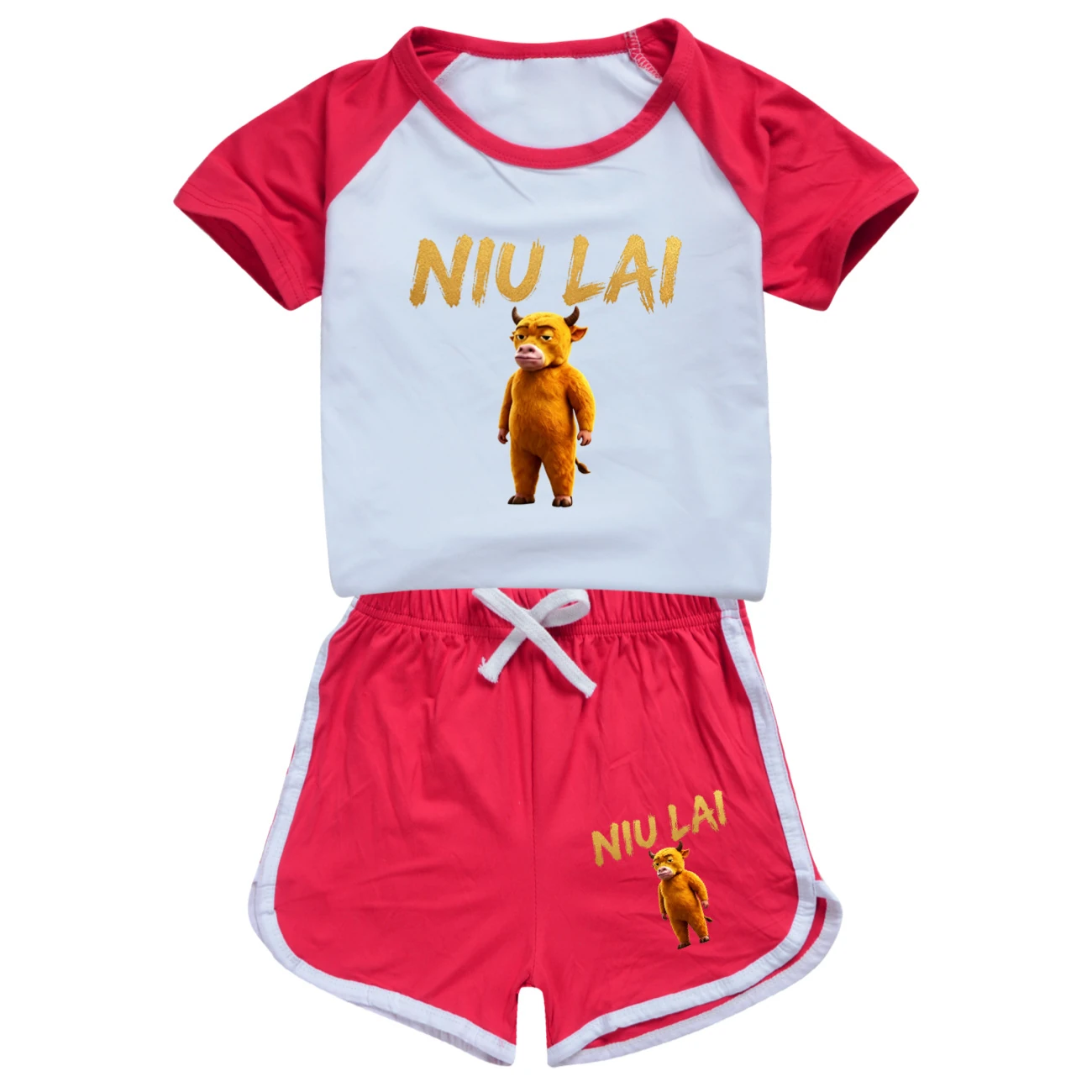 Tee & Shorts Active Set — 5813 Edition, Style 01 · Set · Red