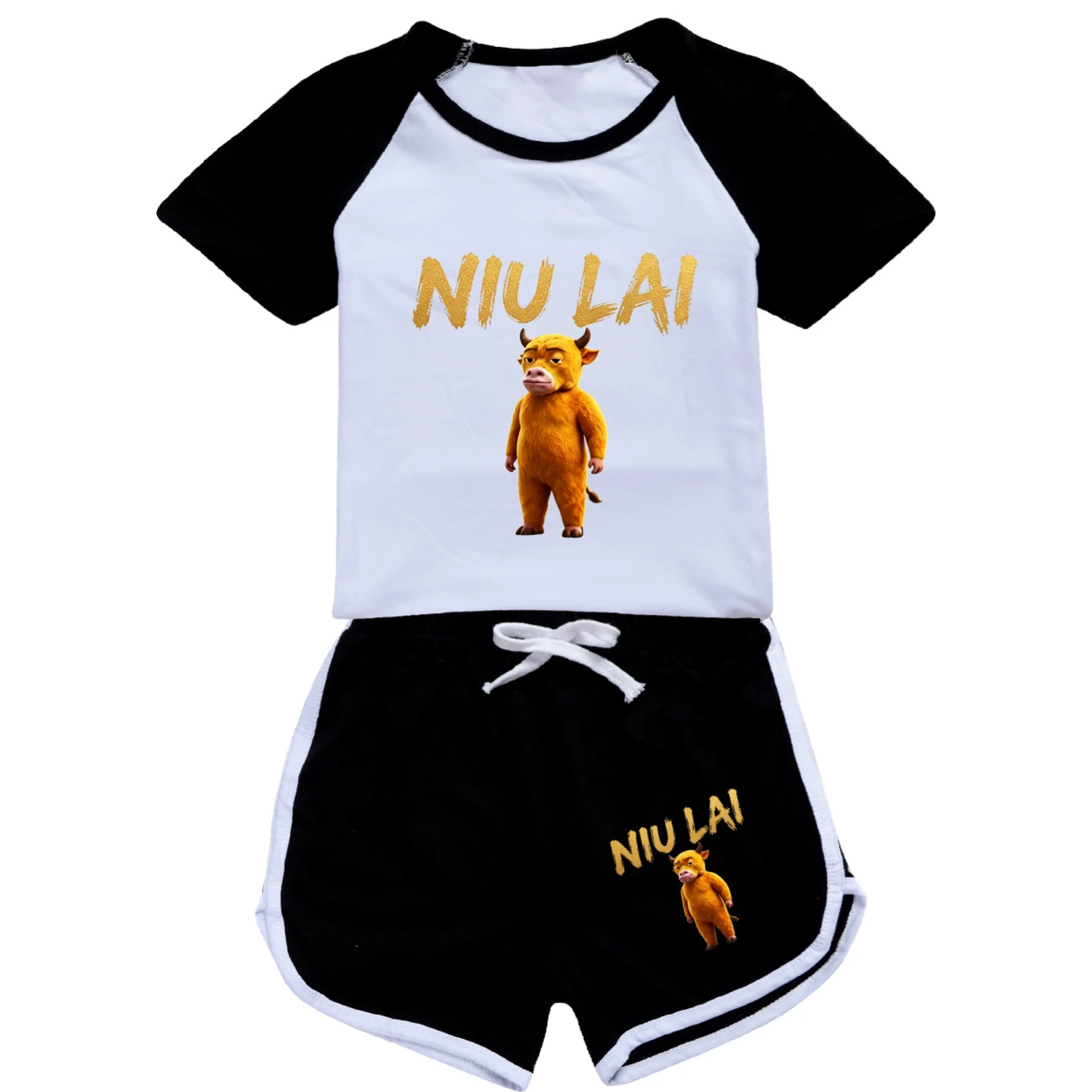 Tee & Shorts Active Set — 5813 Edition, Style 02 · Set · Black