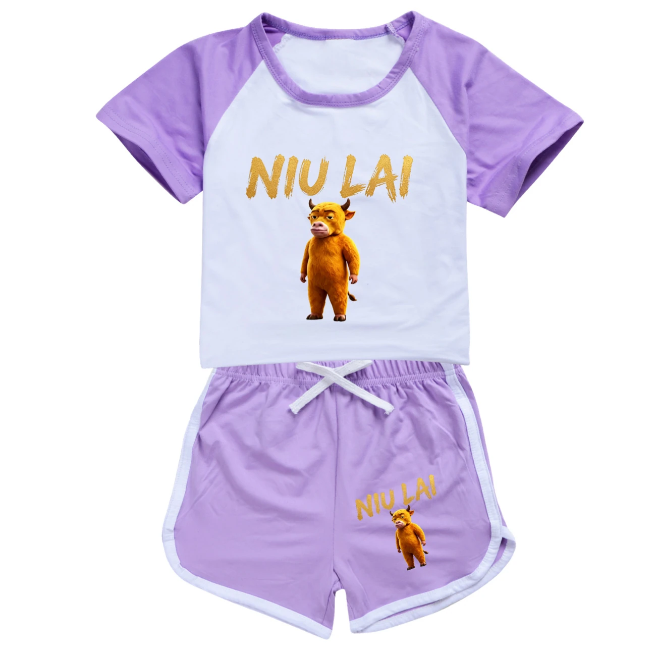 Tee & Shorts Active Set — 5813 Edition, Style 07 · Set · Purple