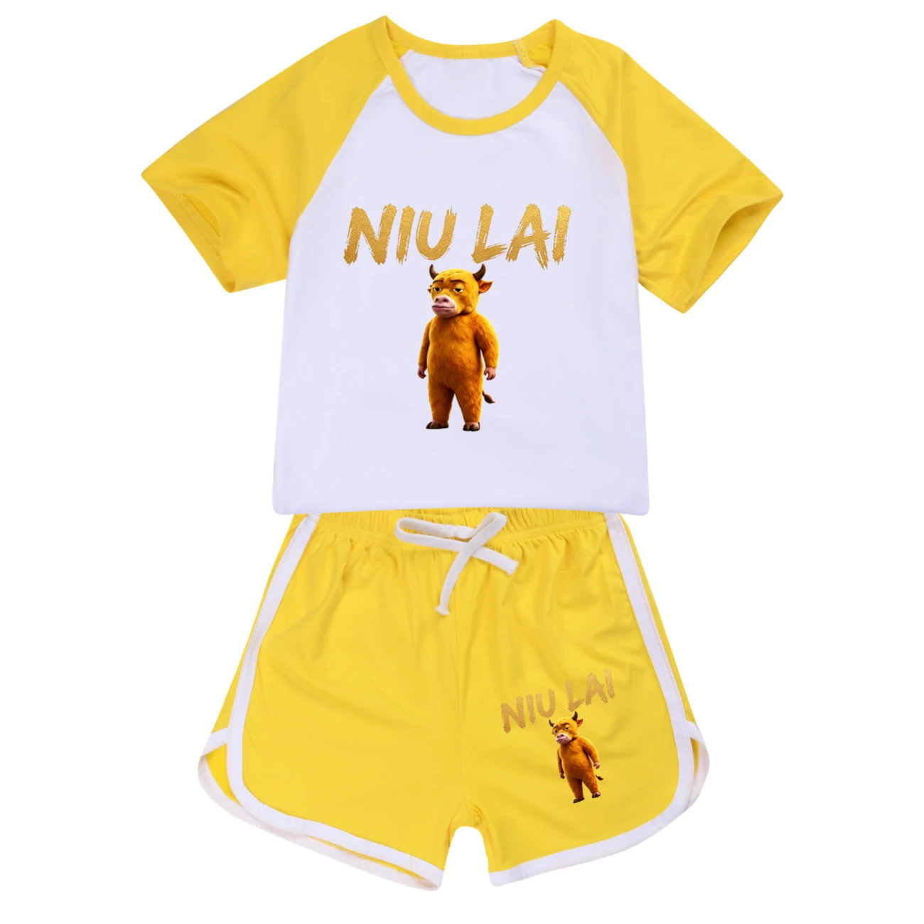 Tee & Shorts Active Set — 5813 Edition, Style 08 · Set · Yellow