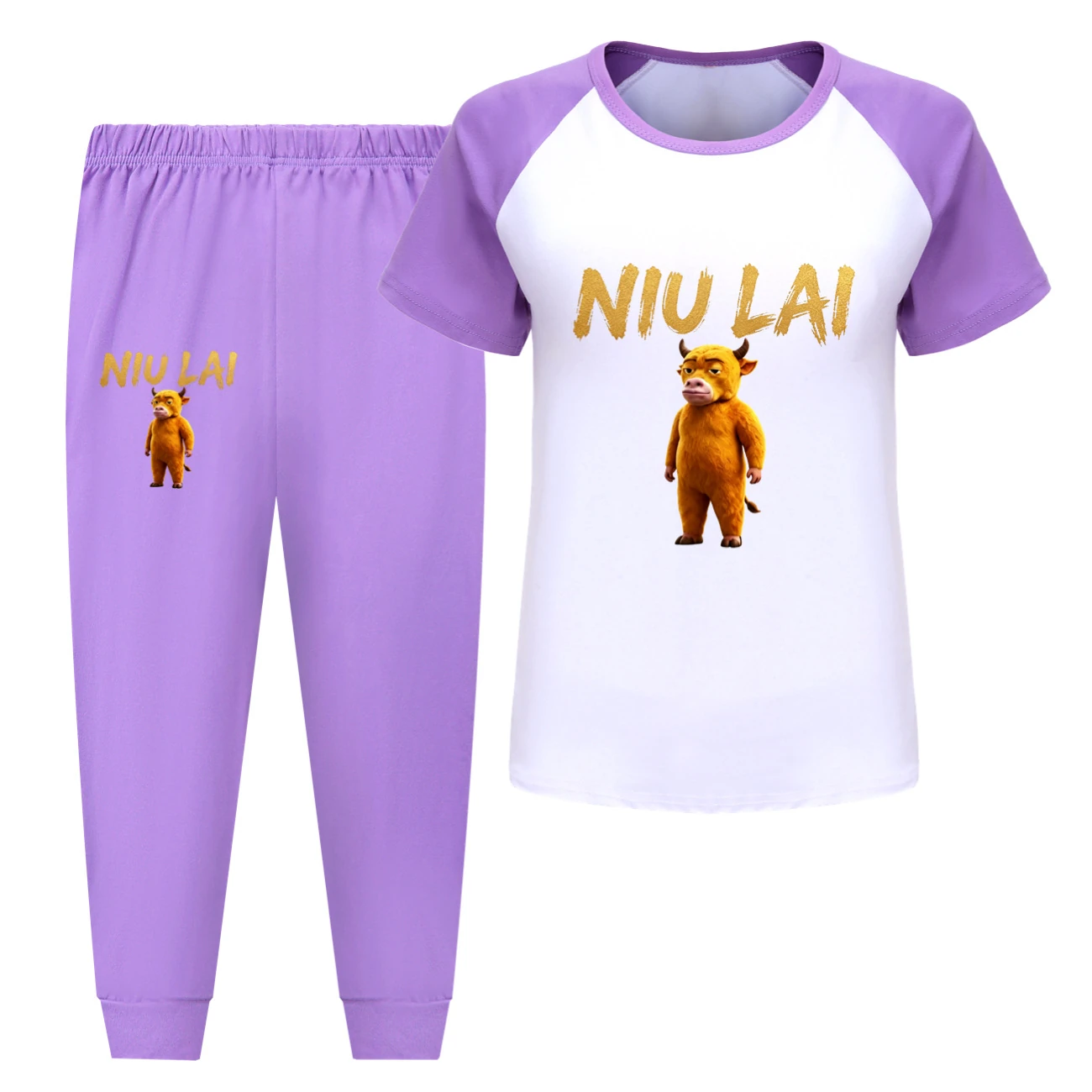 Tee & Shorts Active Set — 5813 Edition, Style 10 · Pants · Purple