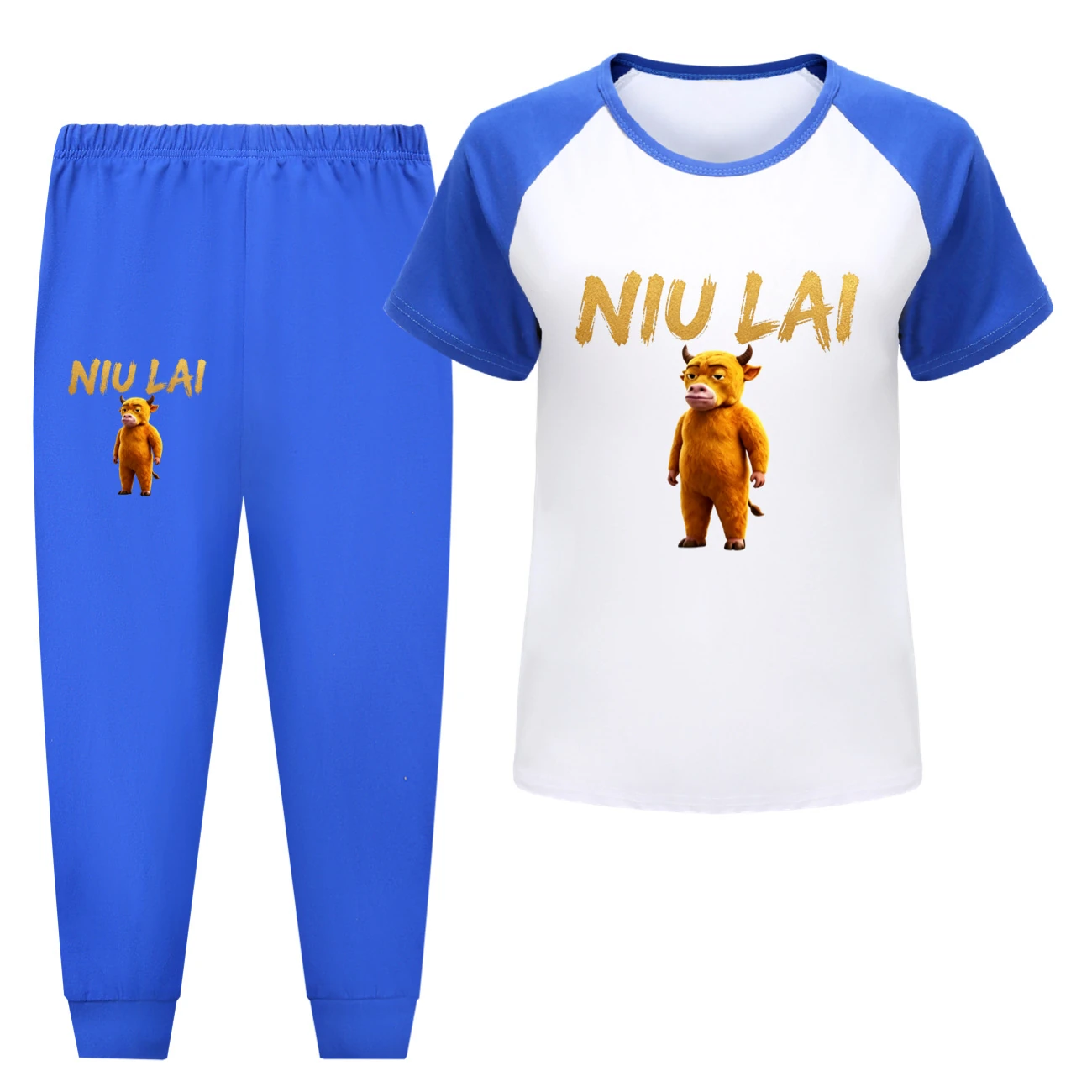 Tee & Shorts Active Set — 5813 Edition, Style 12 · Pants · Blue