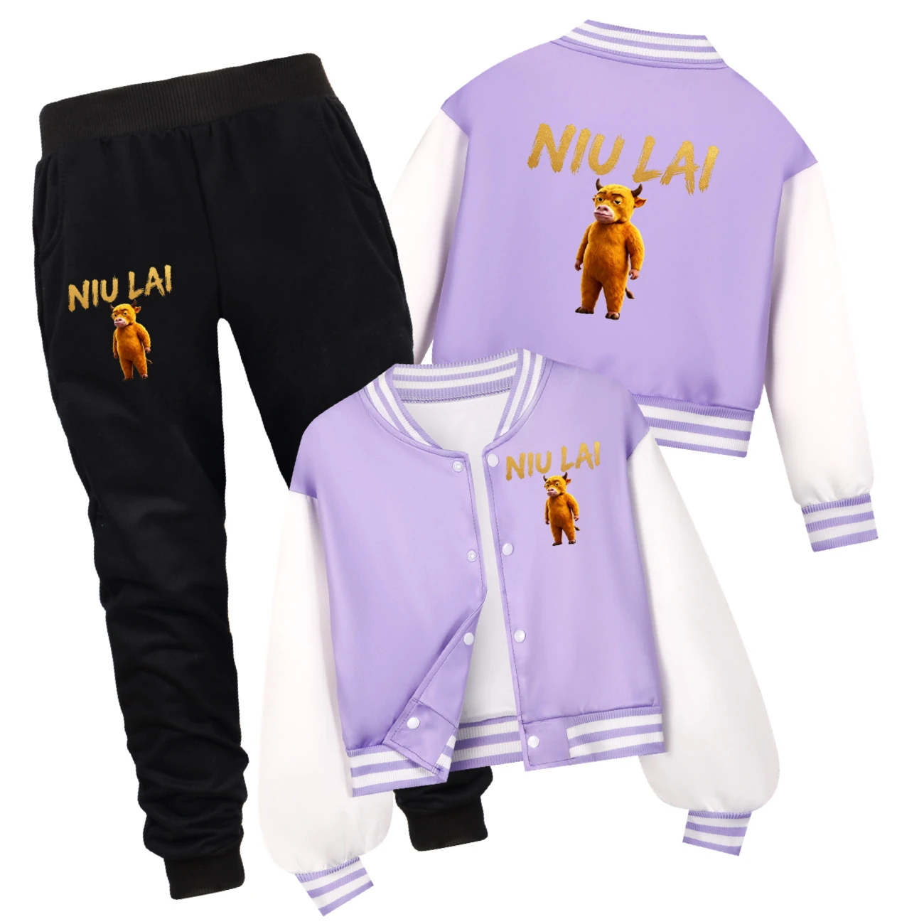 Playtime Varsity Layering Set — 5813 Edition, Style 10 · Set · Purple