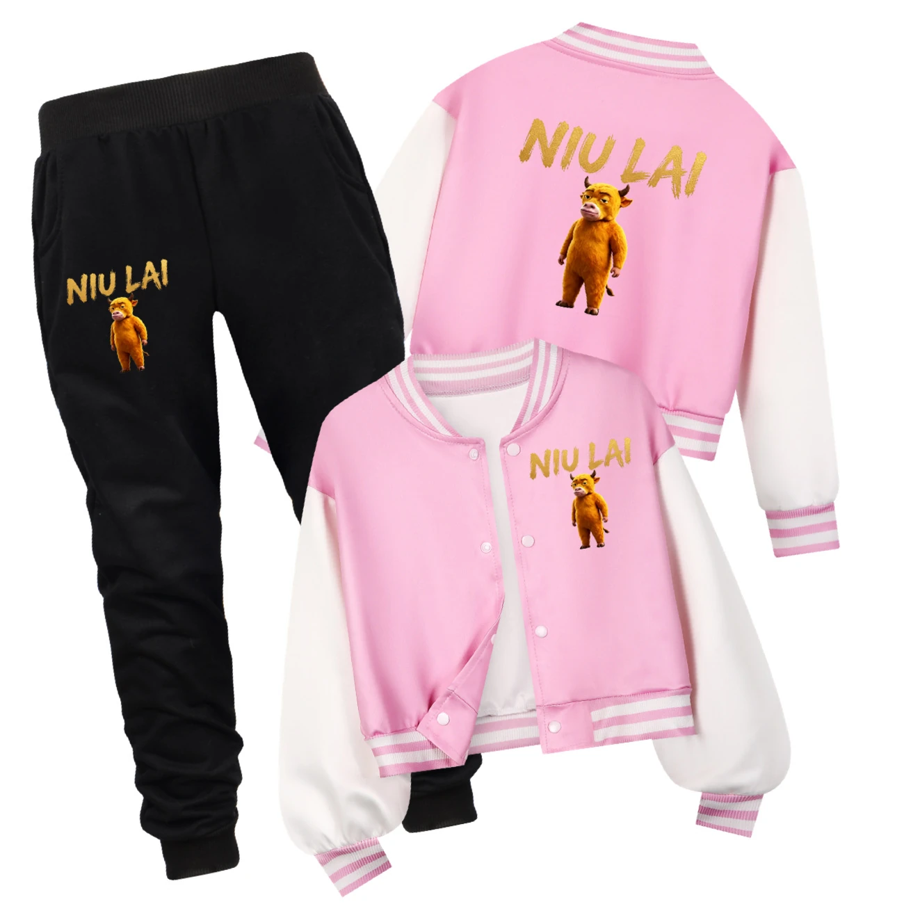 Playtime Varsity Layering Set — 5813 Edition, Style 12 · Set · Pink