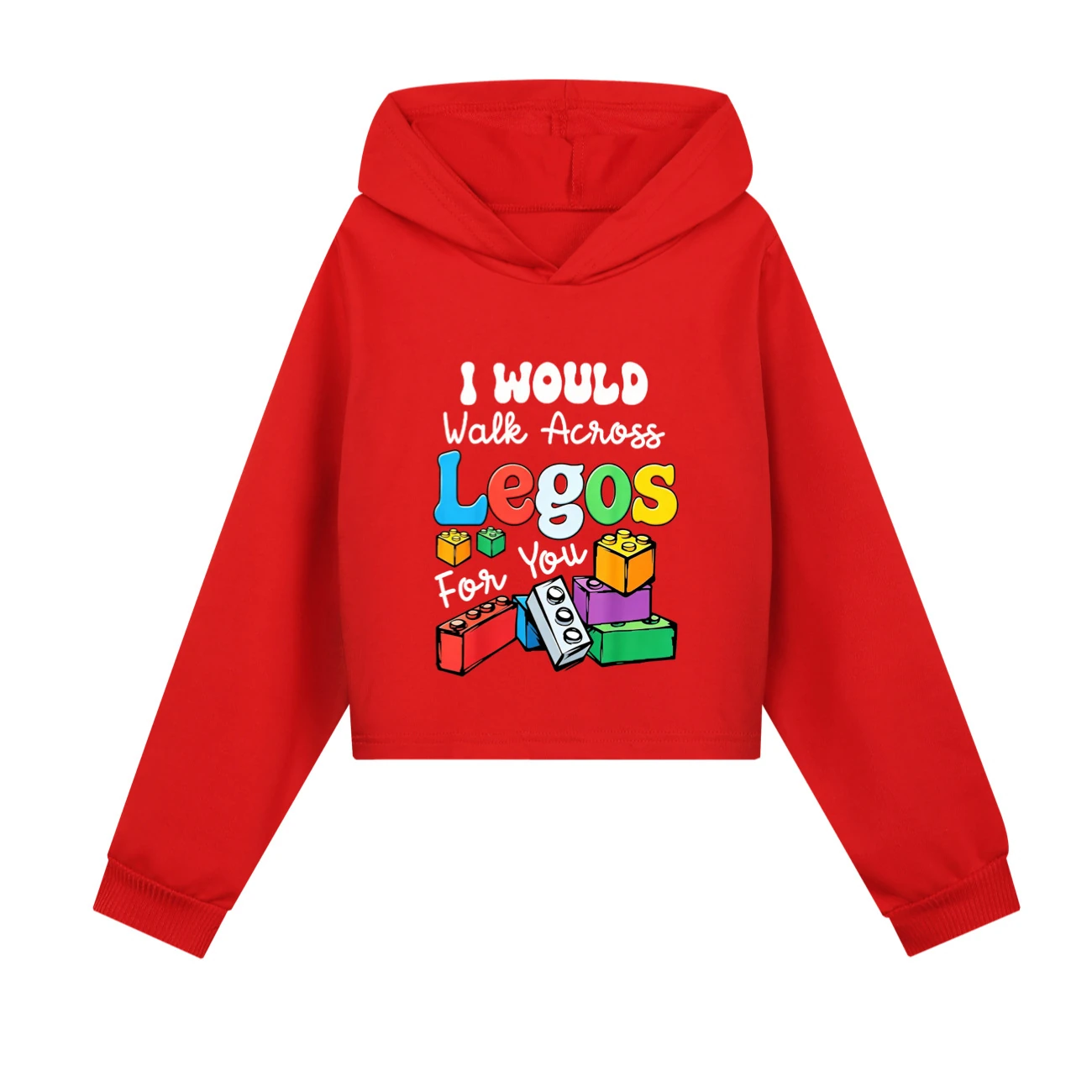 Cropped Hoodie Set — 5817 Edition, Style 05 · Red