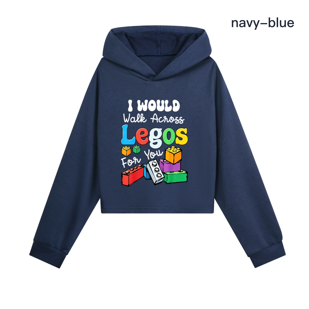Cropped Hoodie Set — 5817 Edition, Style 08 · Navy