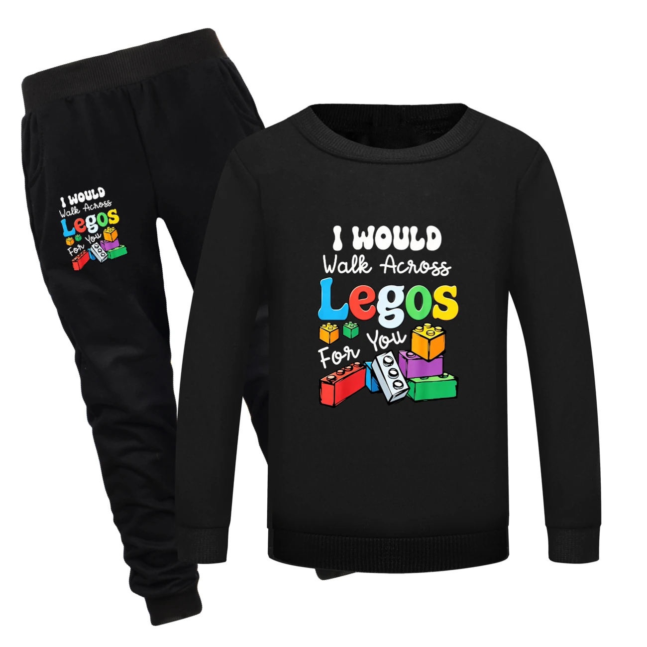 Crewneck Sweatshirt Set — 5817 Edition, Style 01 · Set · Black