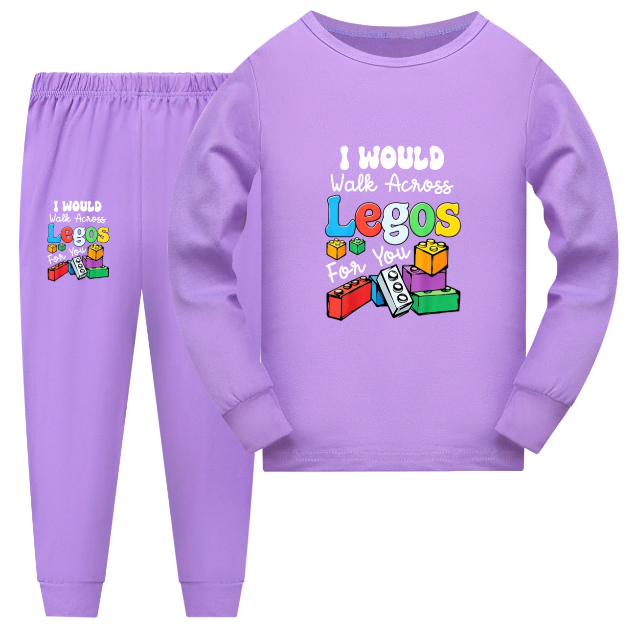 Family Lounge Set — 5817 Edition, Style 09 · Long Sleeve · Purple