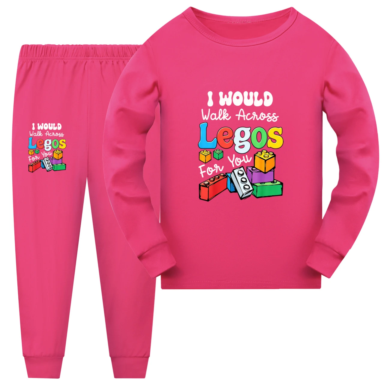 Family Lounge Set — 5817 Edition, Style 11 · Long Sleeve · Rose