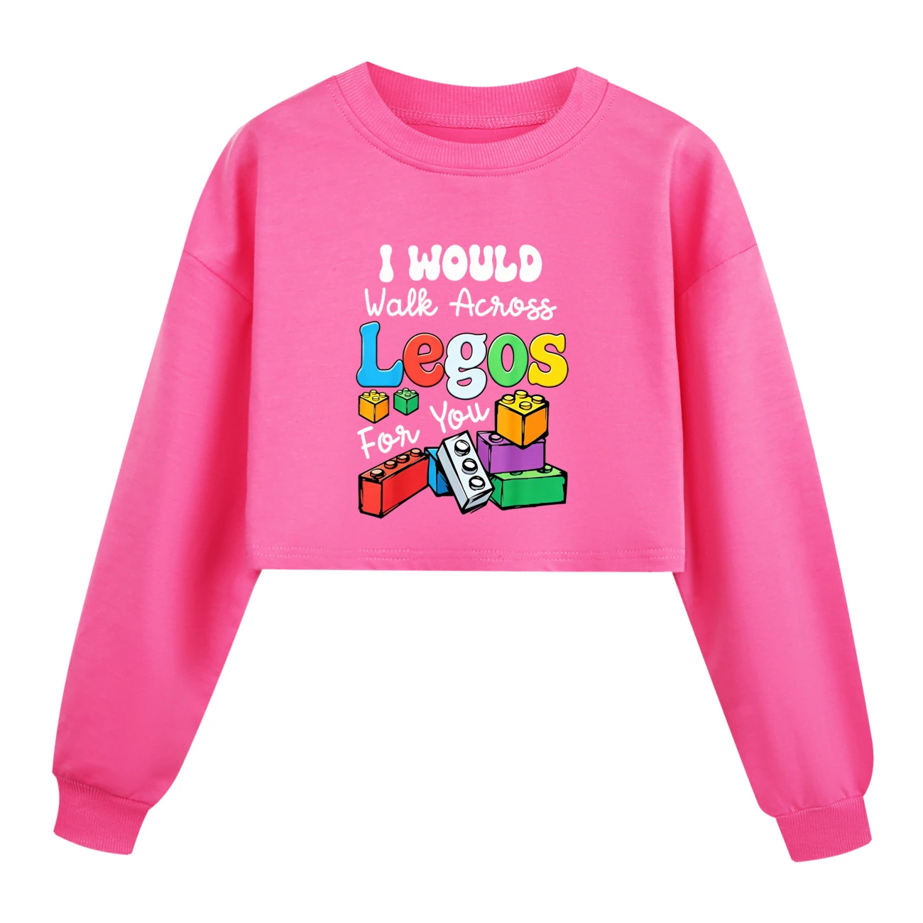 Cropped Sweatshirt Play Set — 5817 Edition, Style 07 · Rose