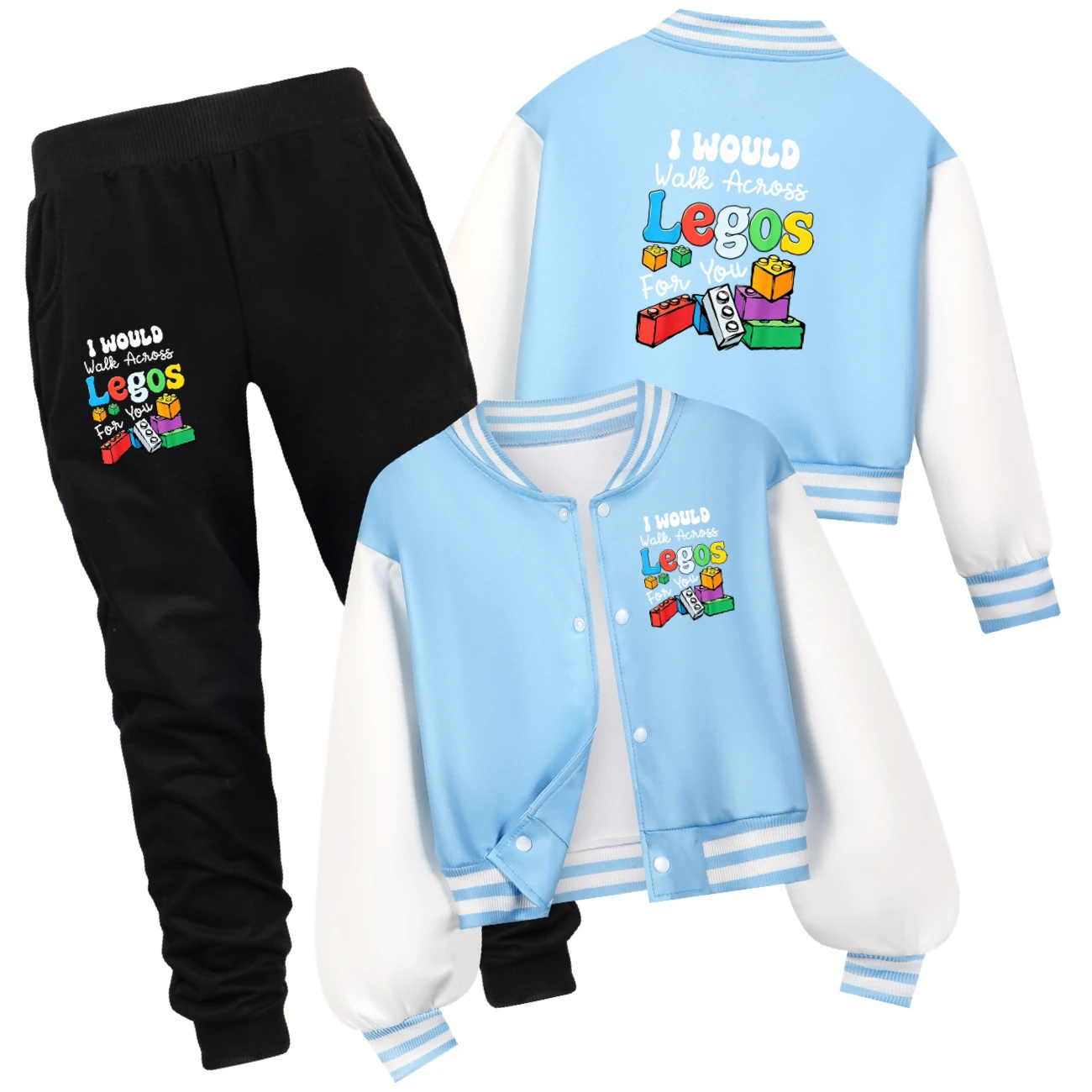 Playtime Varsity Layering Set — 5817 Edition, Style 09 · Set · Light Blue