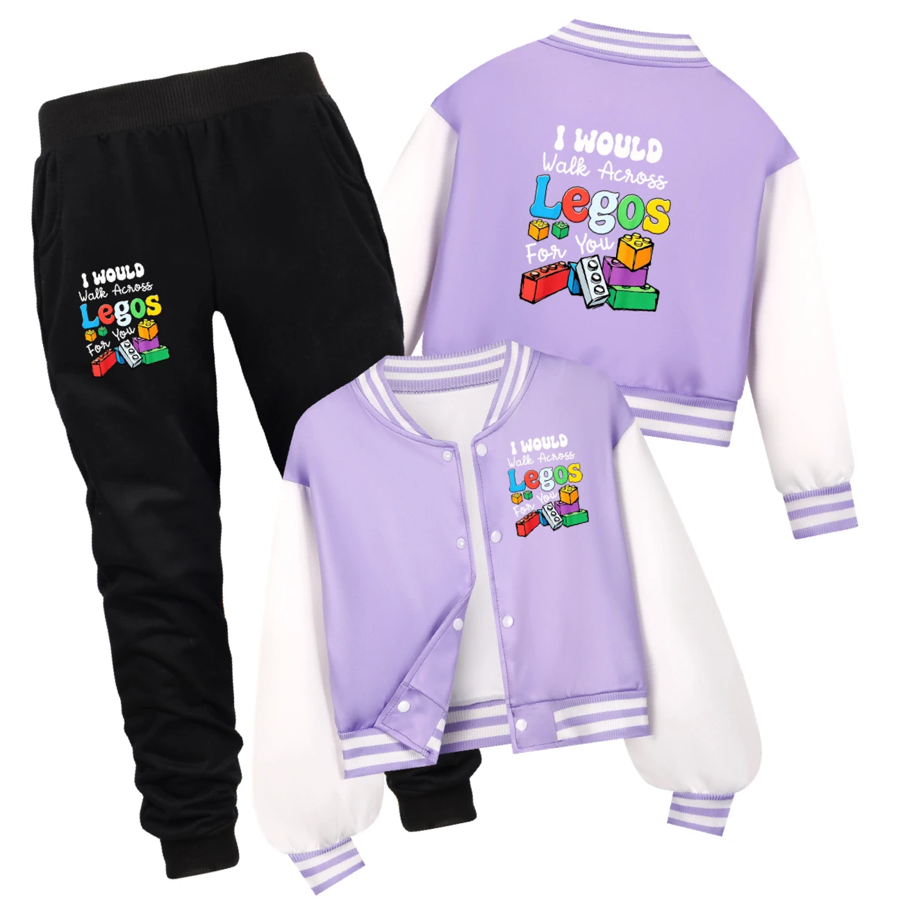 Playtime Varsity Layering Set — 5817 Edition, Style 10 · Set · Purple