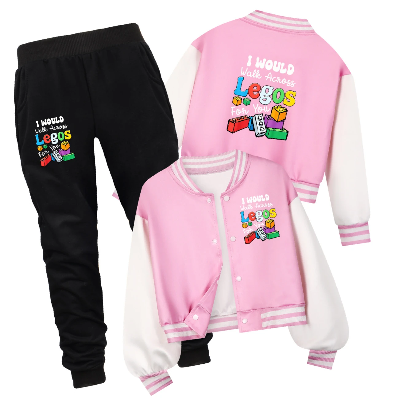 Playtime Varsity Layering Set — 5817 Edition, Style 12 · Set · Pink