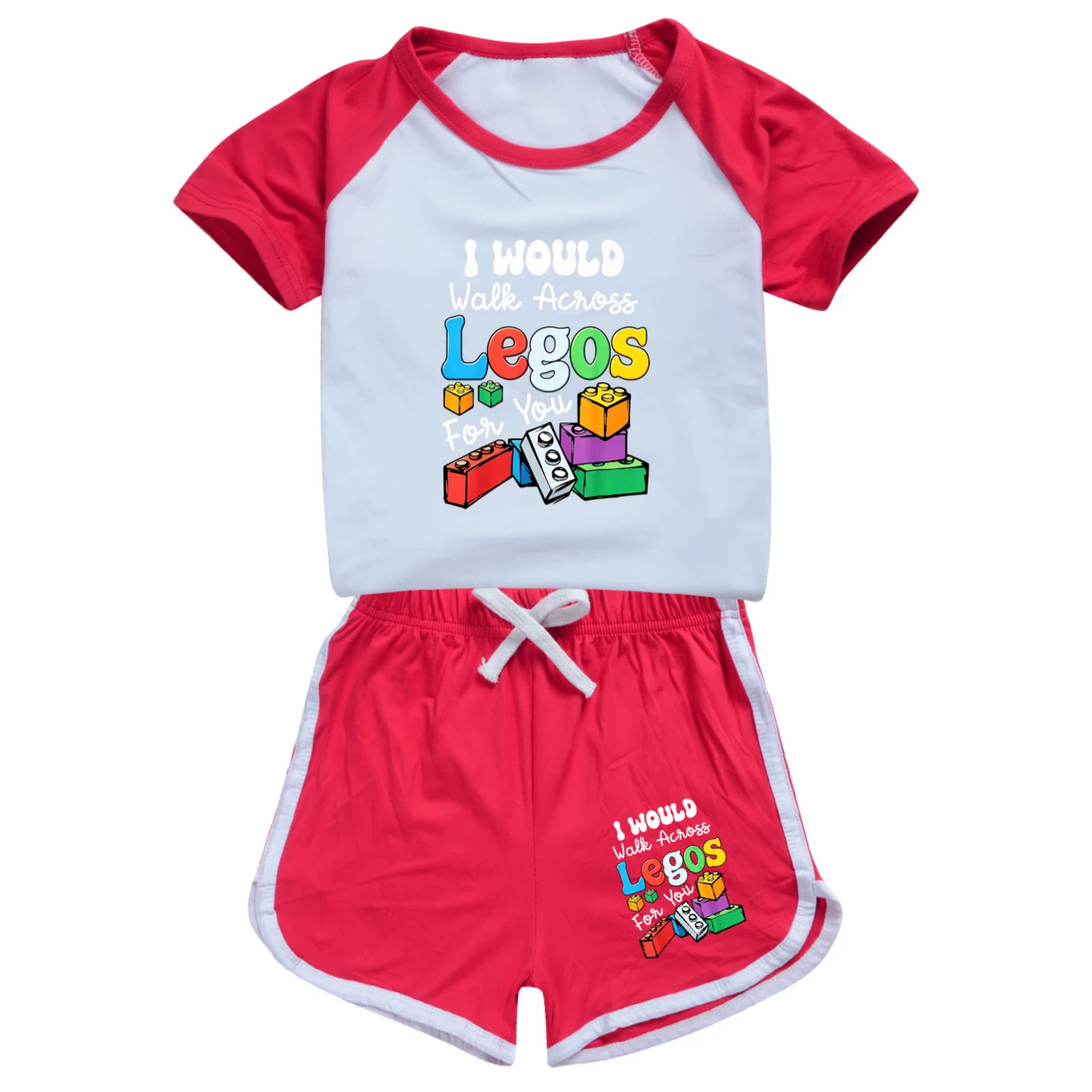Tee & Shorts Active Set — 5817 Edition, Style 01 · Set · Red