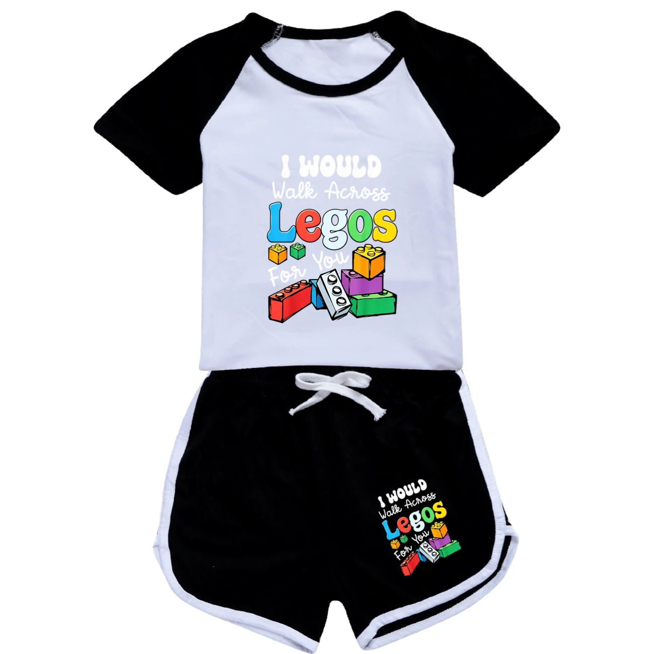 Tee & Shorts Active Set — 5817 Edition, Style 02 · Set · Black