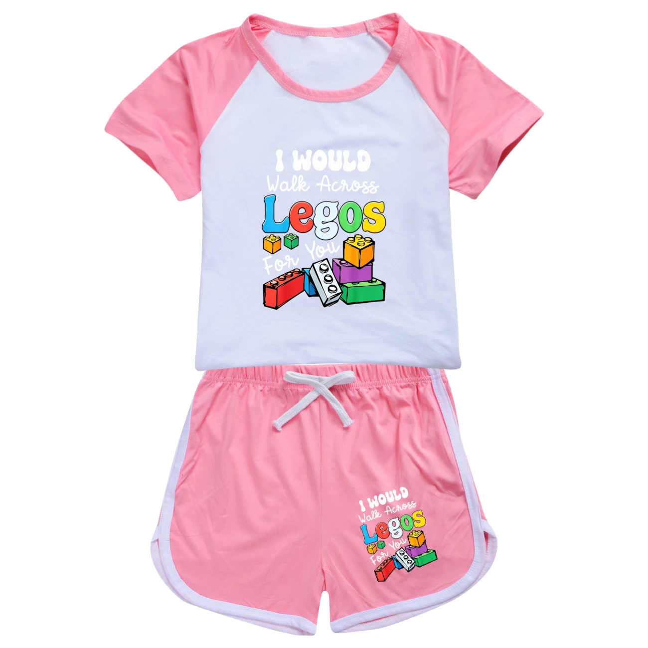 Tee & Shorts Active Set — 5817 Edition, Style 05 · Set · Pink