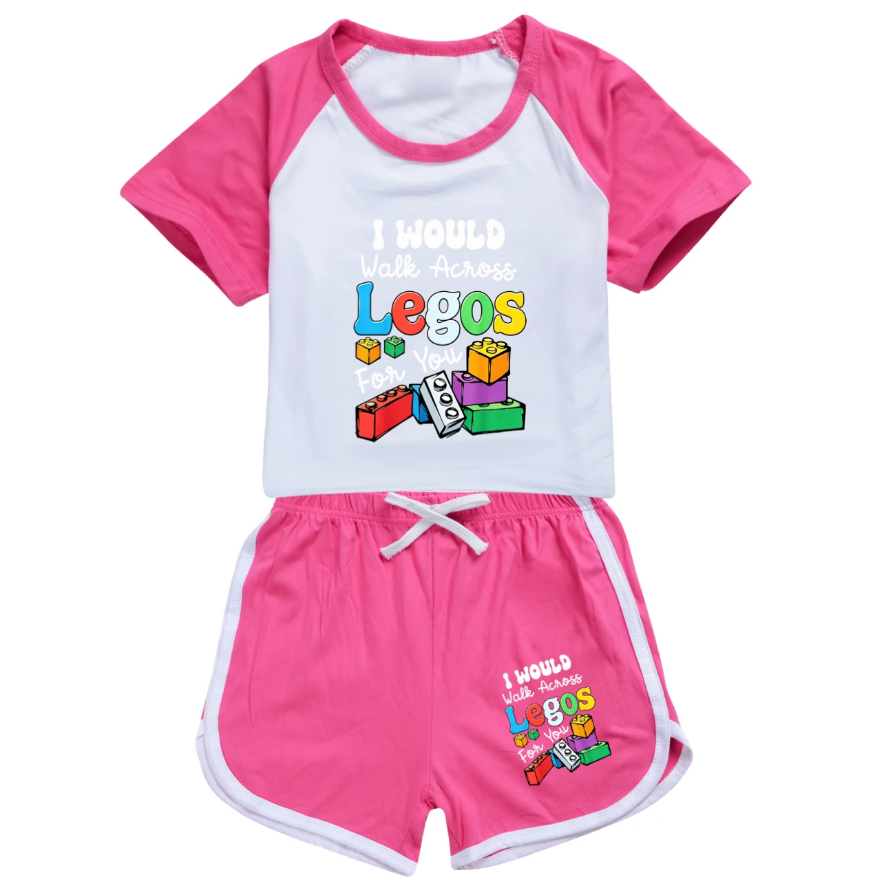 Tee & Shorts Active Set — 5817 Edition, Style 06 · Set · Rose
