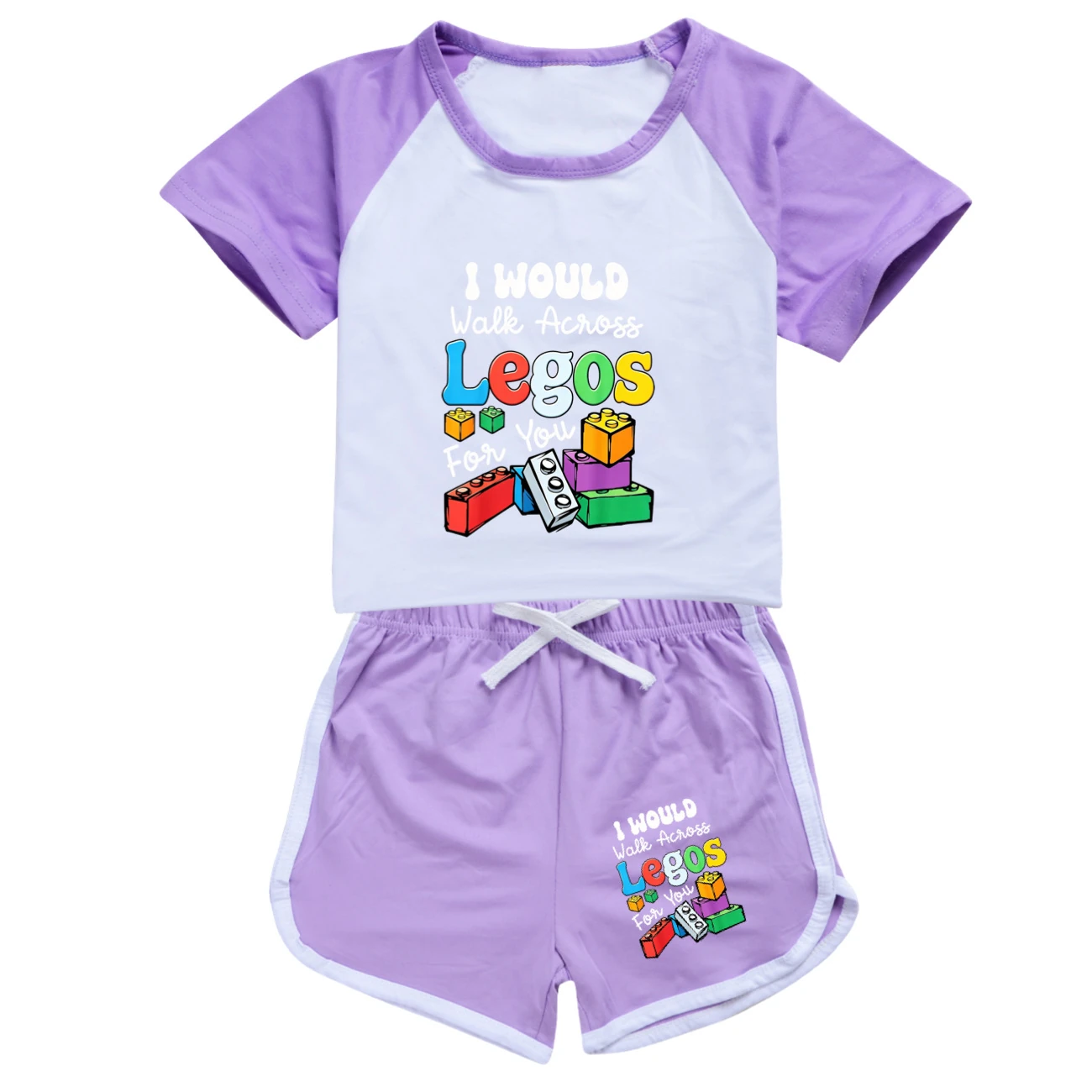 Tee & Shorts Active Set — 5817 Edition, Style 07 · Set · Purple