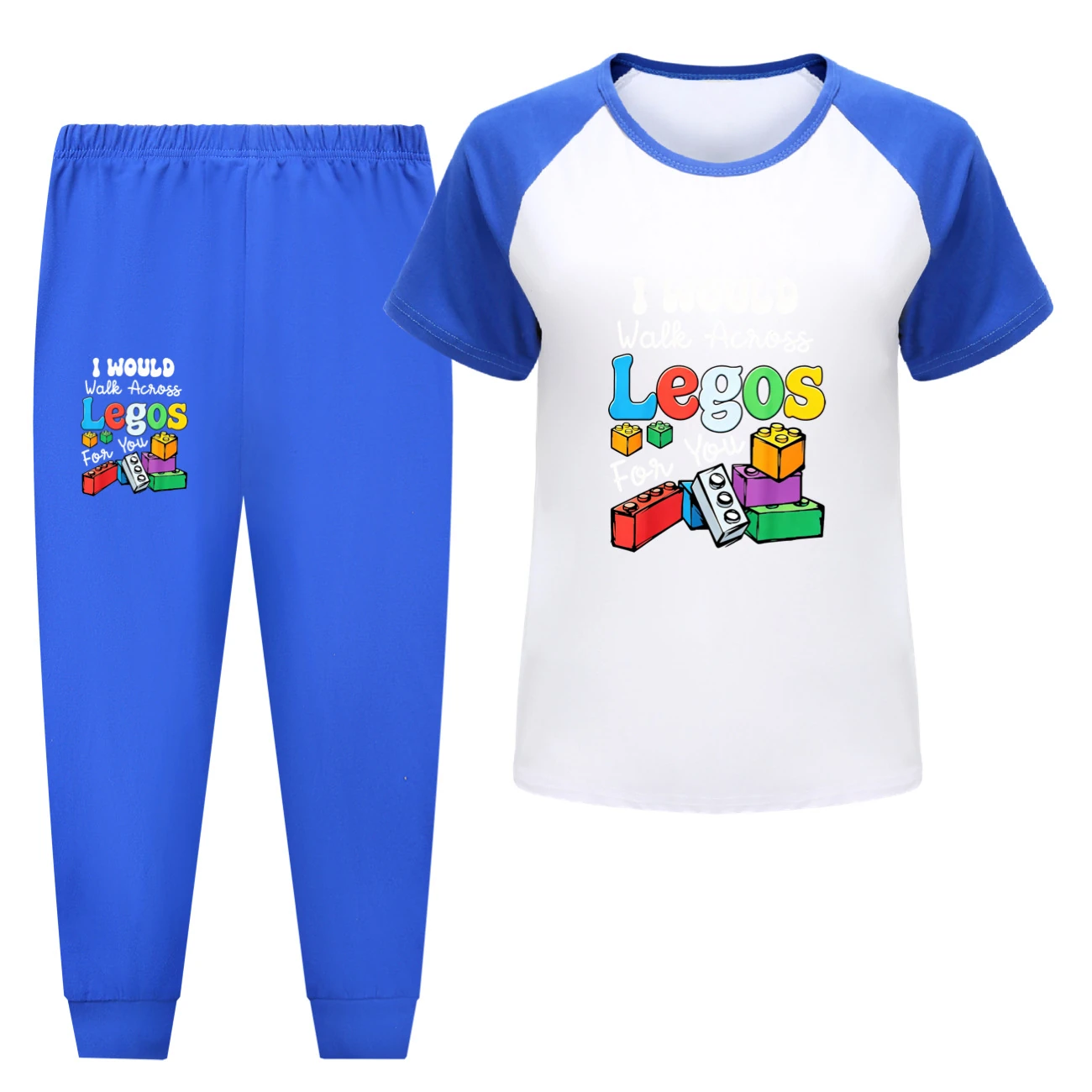 Tee & Shorts Active Set — 5817 Edition, Style 12 · Pants · Blue