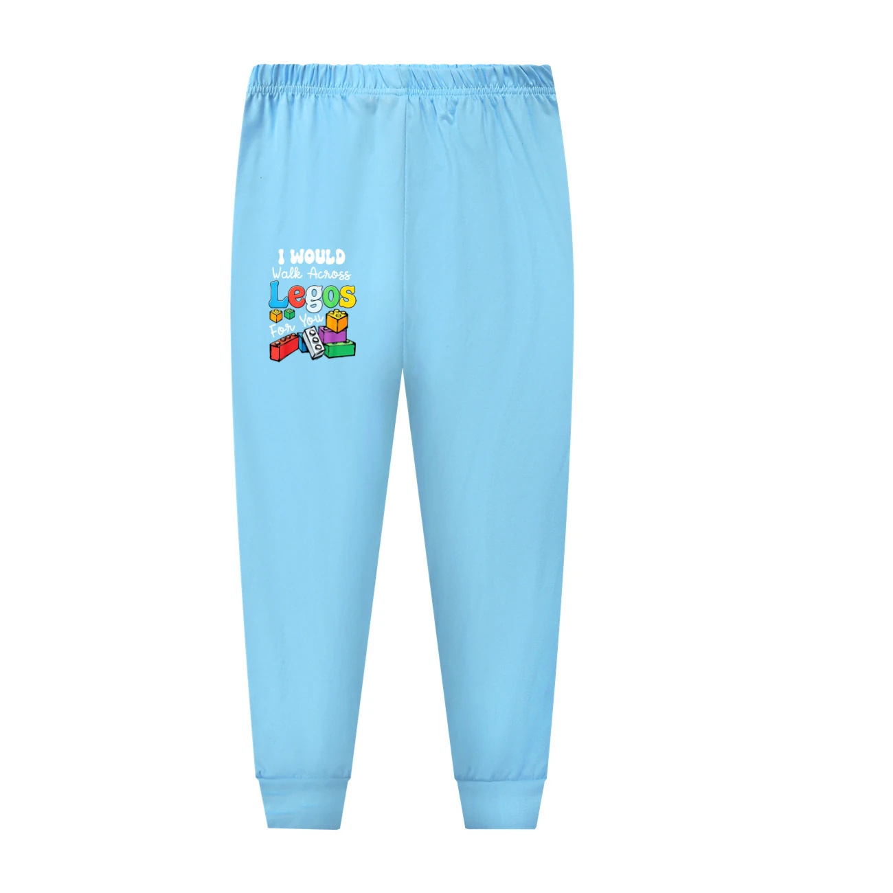 Kids’ Soft Lounge Bottoms Collection — 5817 Edition, Style 03 · Light Blue