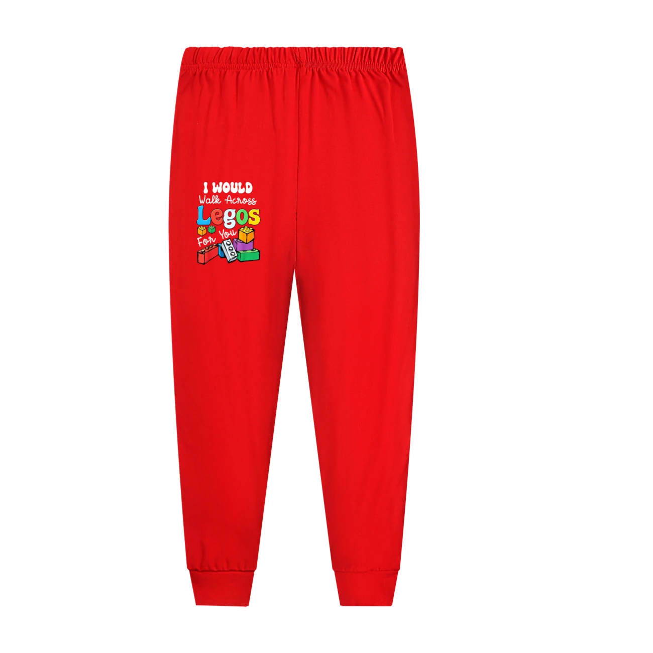 Kids’ Soft Lounge Bottoms Collection — 5817 Edition, Style 06 · Red
