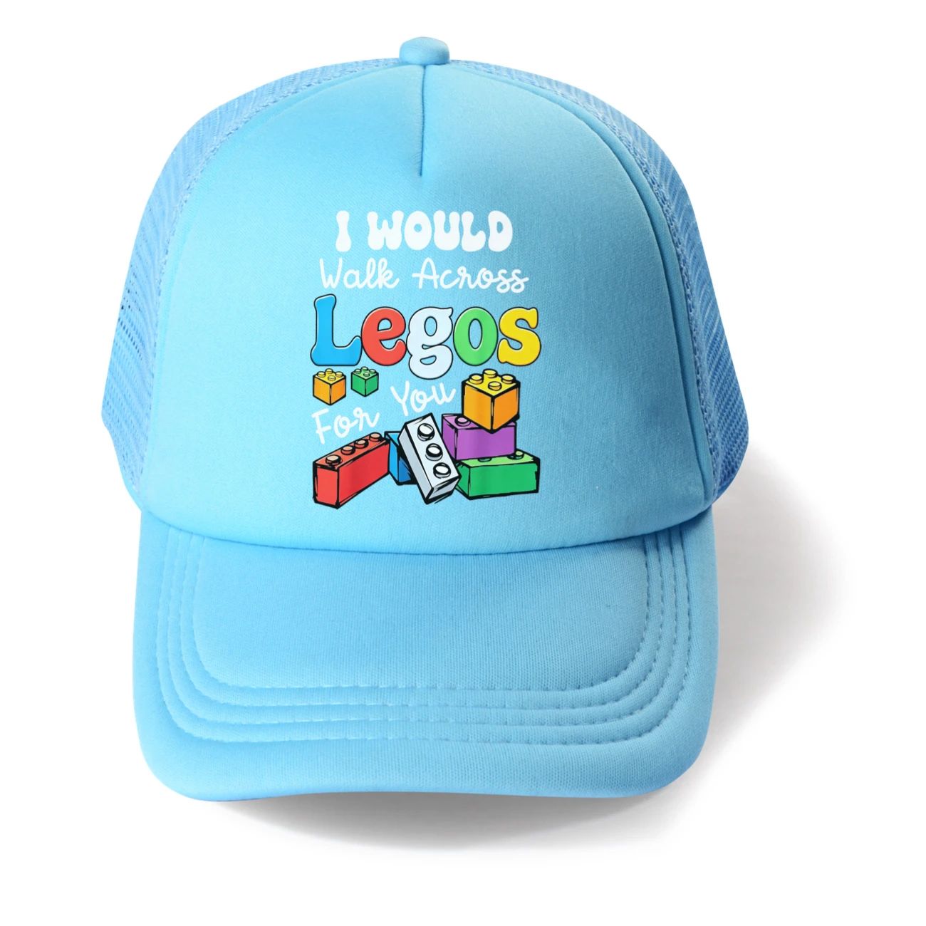 Kids’ Multi-Style Cap Collection — 5817 Edition, Style 03 · Light Blue