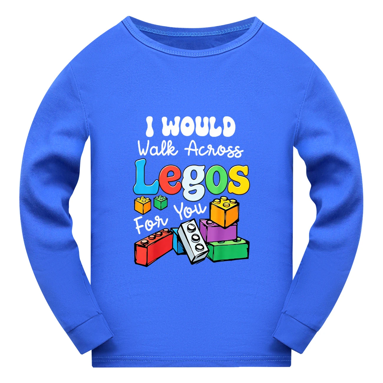 Everyday Long & Short Sleeve Tee — 5817 Edition, Style 04 · Long Sleeve · Blue