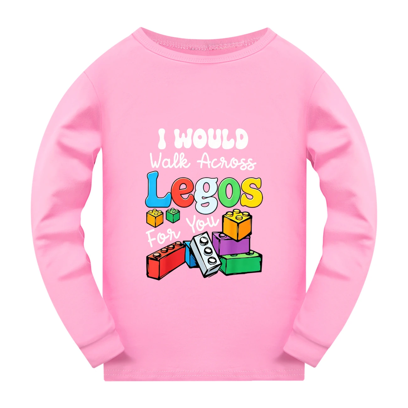Everyday Long & Short Sleeve Tee — 5817 Edition, Style 07 · Long Sleeve · Pink