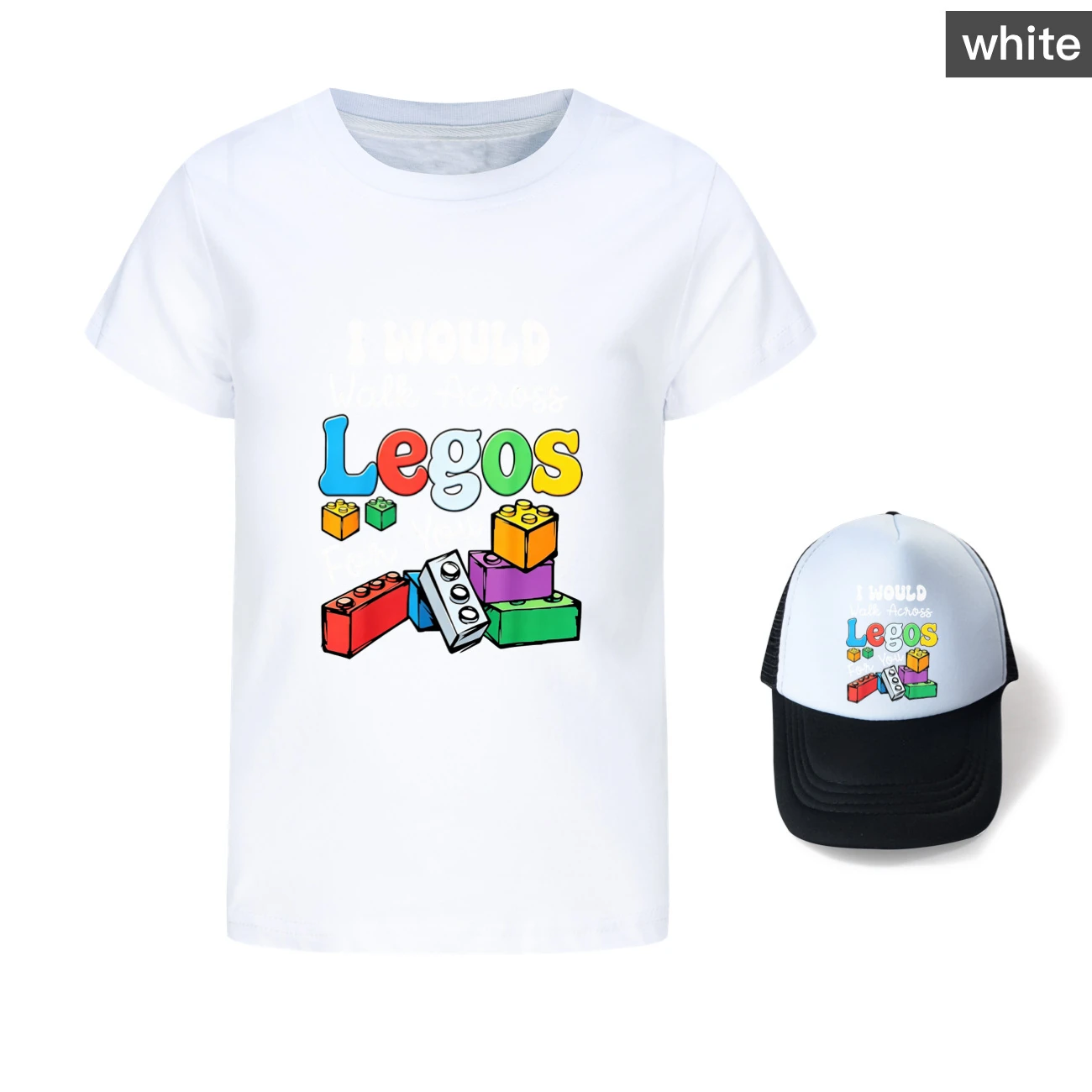 Graphic Tee & Sun Hat Set — 5817 Edition, clean product view