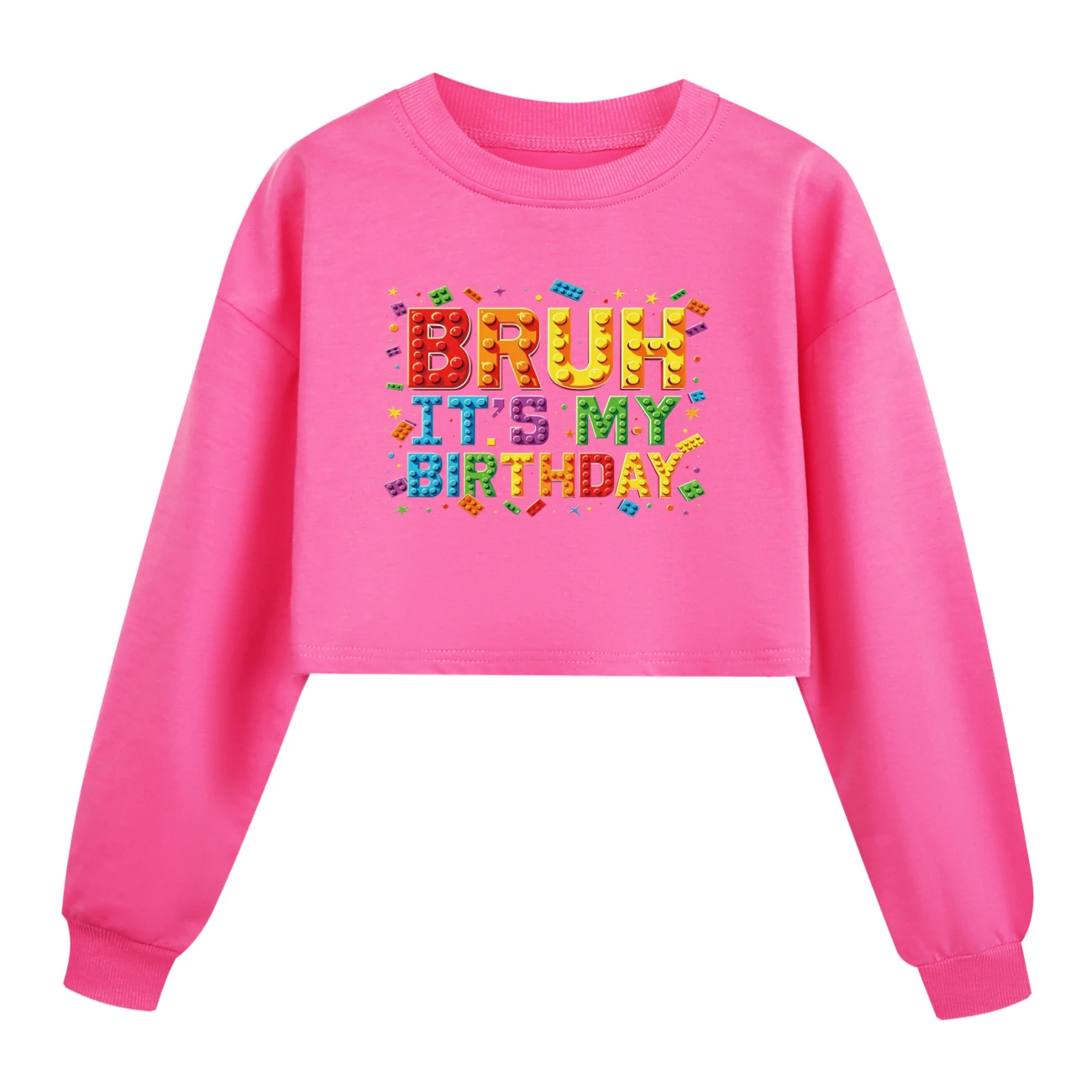 Cropped Sweatshirt Play Set — 5818 Edition, Style 07 · Rose