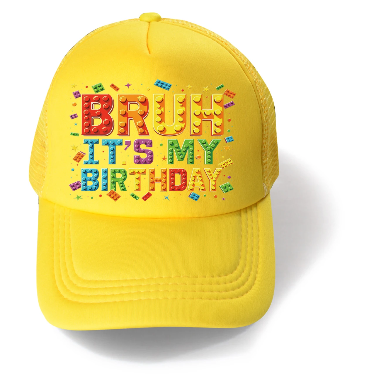 Kids’ Multi-Style Cap Collection — 5818 Edition, Style 02 · Yellow