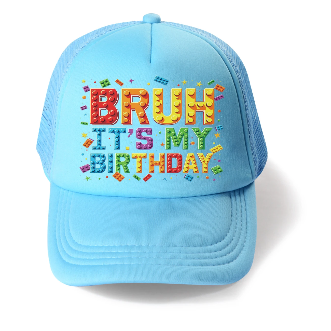Kids’ Multi-Style Cap Collection — 5818 Edition, Style 03 · Light Blue