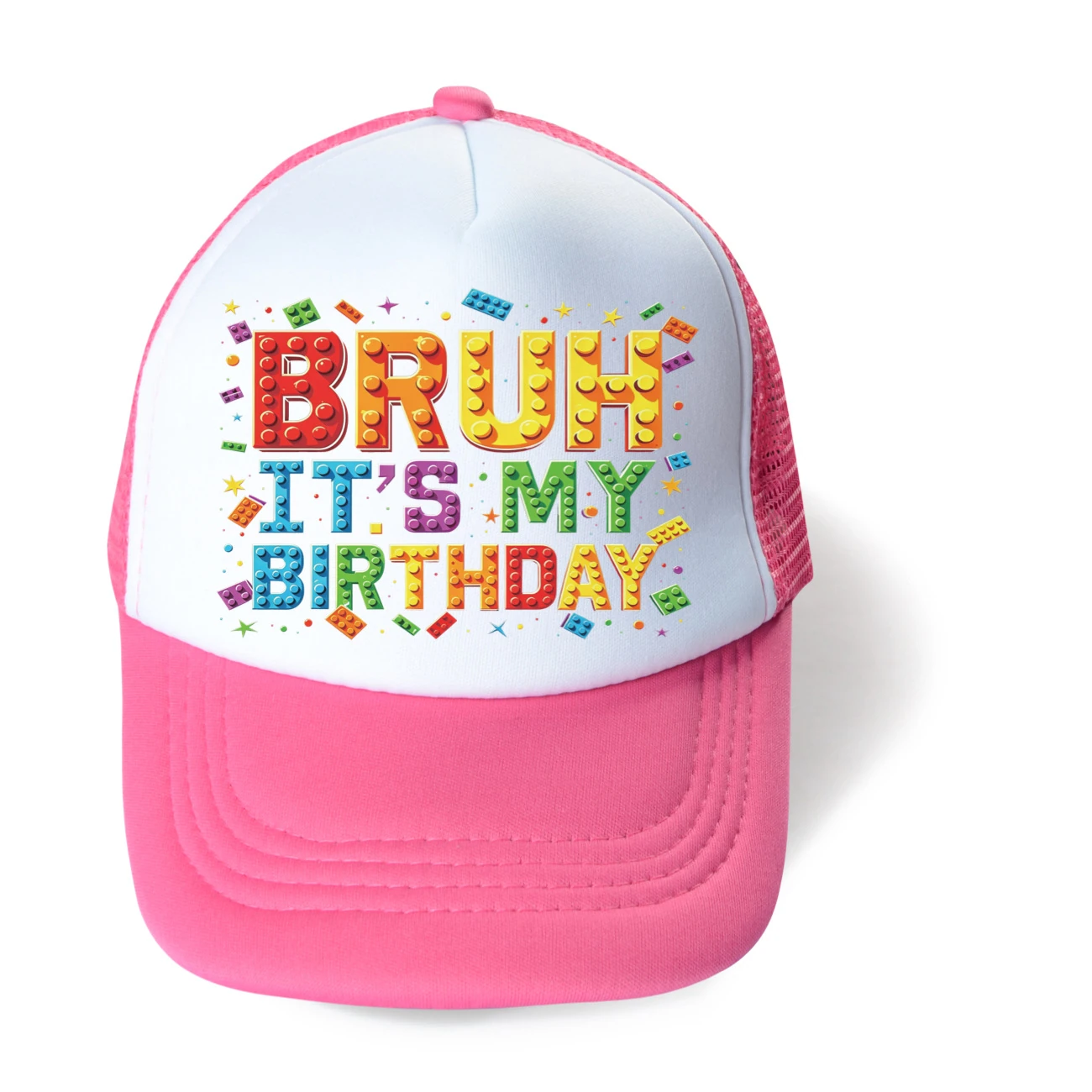 Kids’ Multi-Style Cap Collection — 5818 Edition, Style 08 · Rose