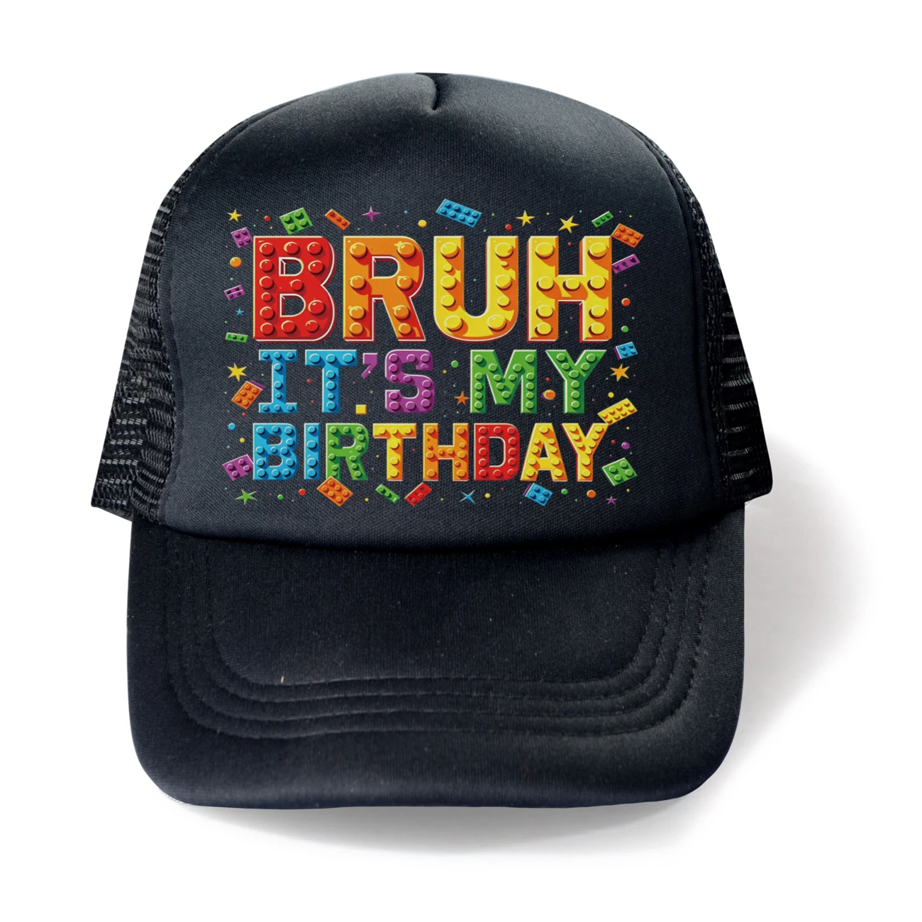 Kids’ Multi-Style Cap Collection — 5818 Edition, Style 10 · Black